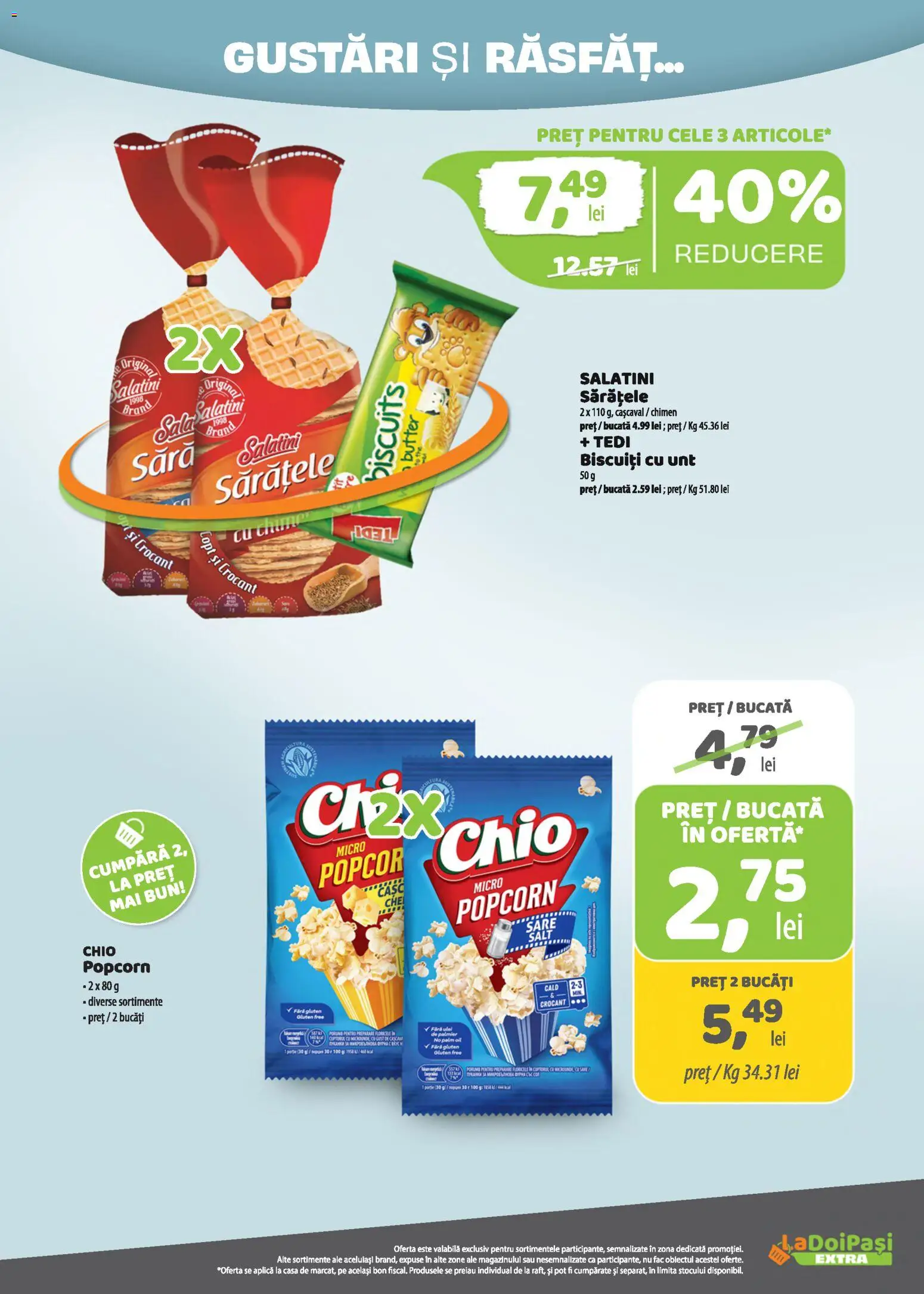Catalog LaDoiPași 1 - 14 Octombrie 2026 | Pagina 10 | Produse: Aplică, Cașcaval, Unt, Biscuiți