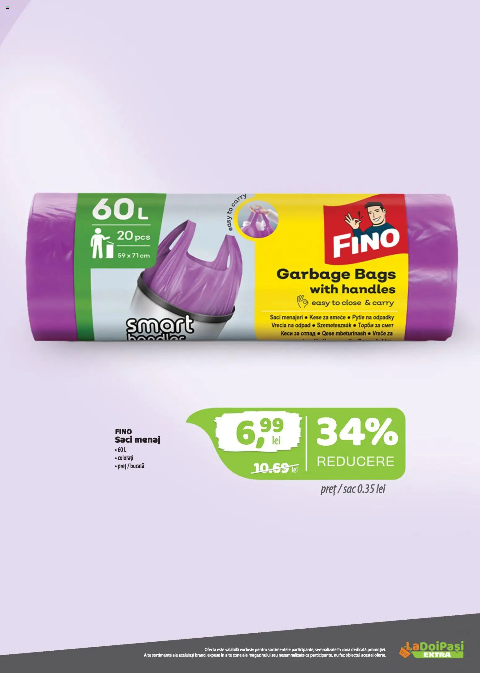 Catalog LaDoiPași 1 - 14 Octombrie 2026 | Pagina 16 | Produse: Saci menajeri, Sac