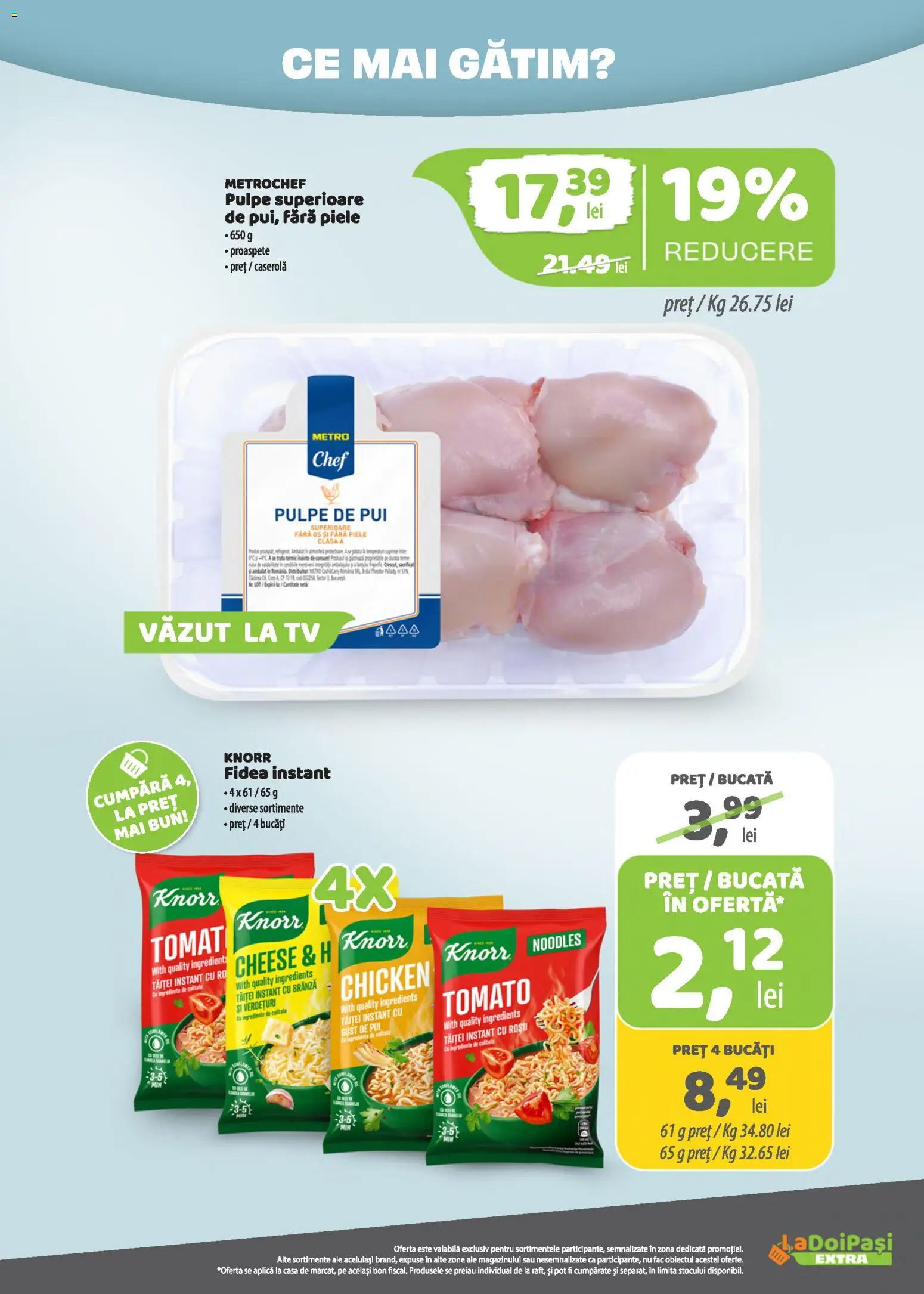 Catalog LaDoiPași 1 - 14 Octombrie 2026 | Pagina 8 | Produse: Caserola, Aplică, Brânză, Noodles