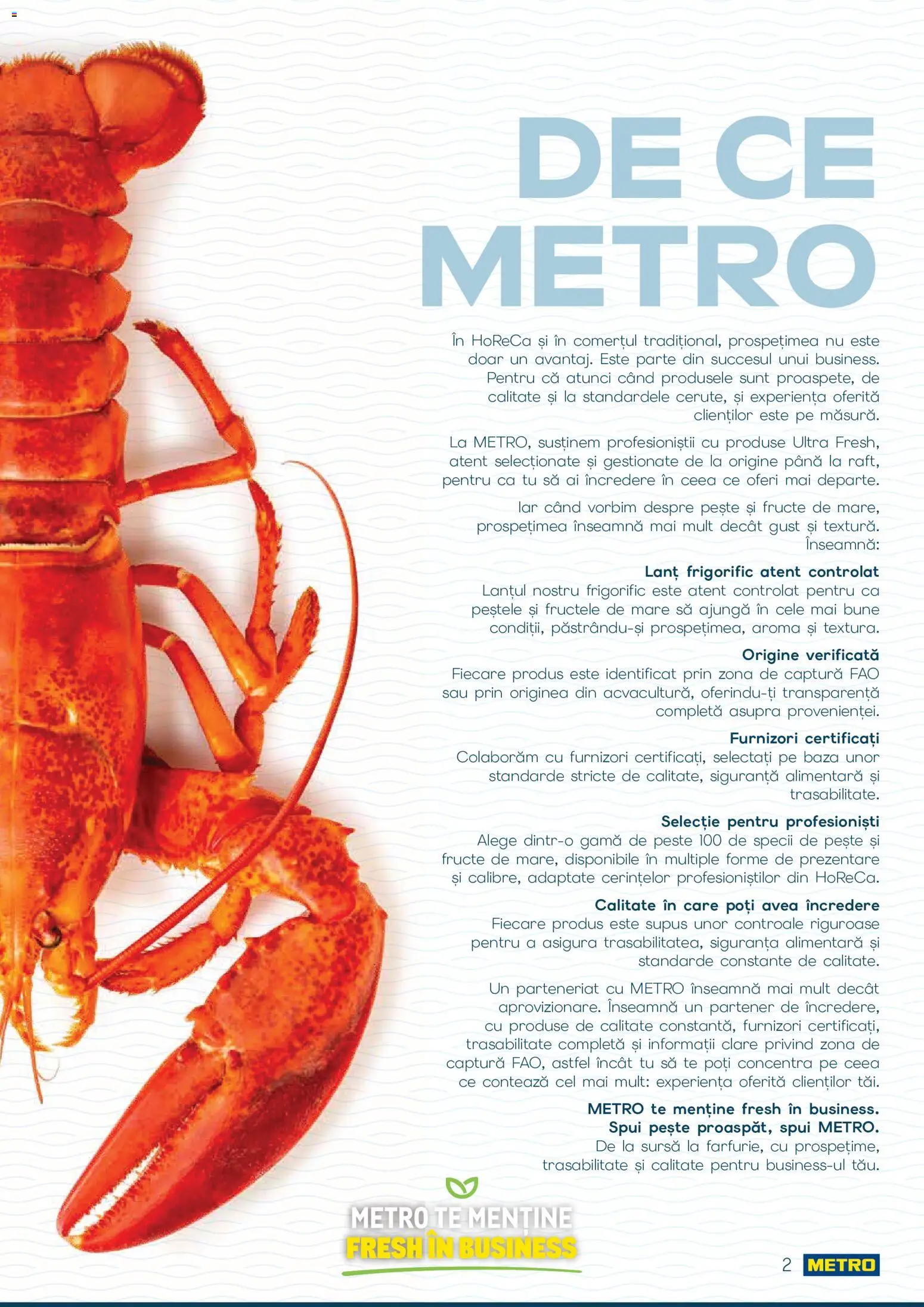 Catalog METRO 1 Octombrie - 30 Decembrie 2026 | Pagina 2 | Produse: Pește, Fructe