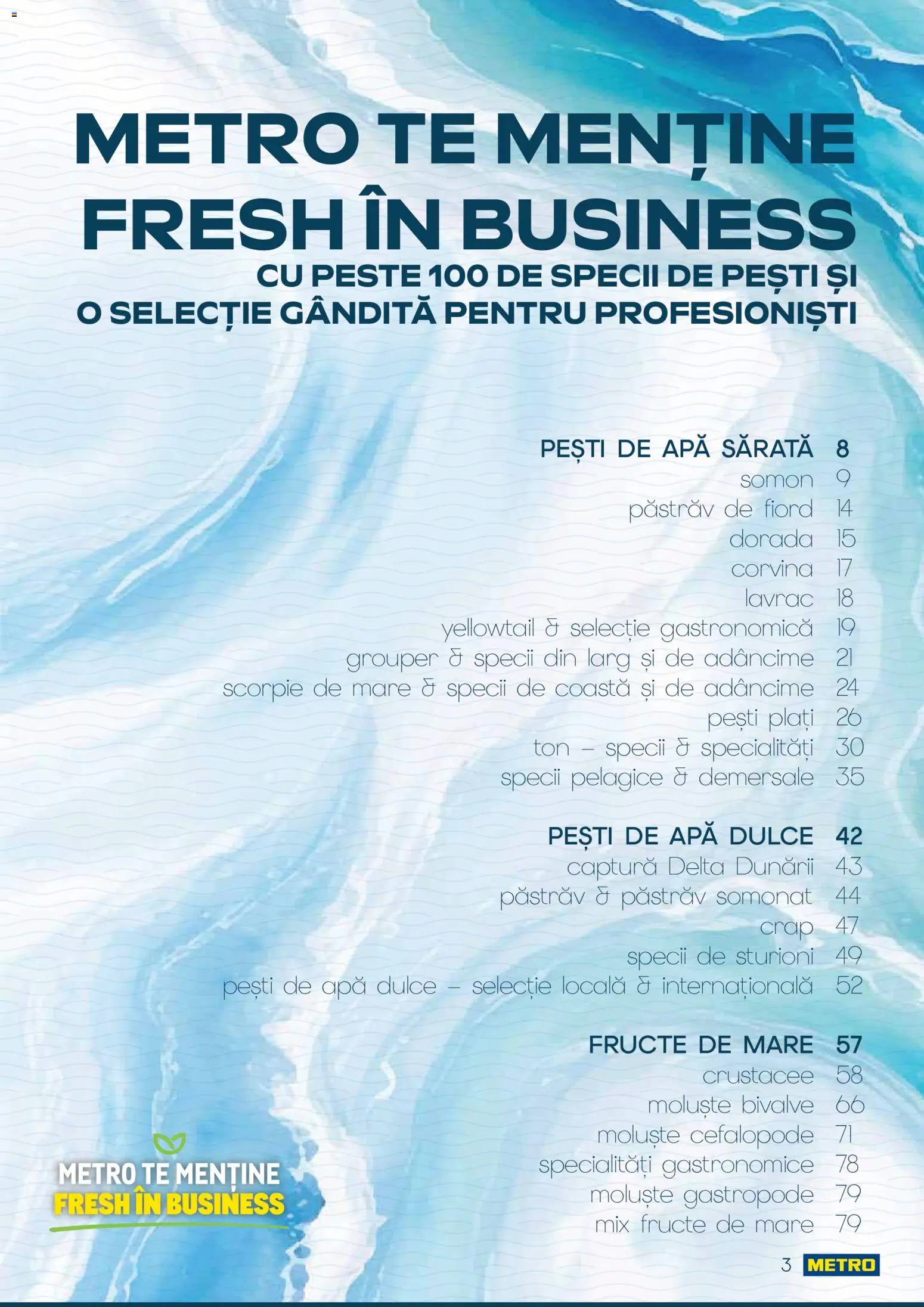 Catalog METRO 1 Octombrie - 30 Decembrie 2026 | Pagina 3 | Produse: Pastrav, Pește, Fructe, Fructe De Mare