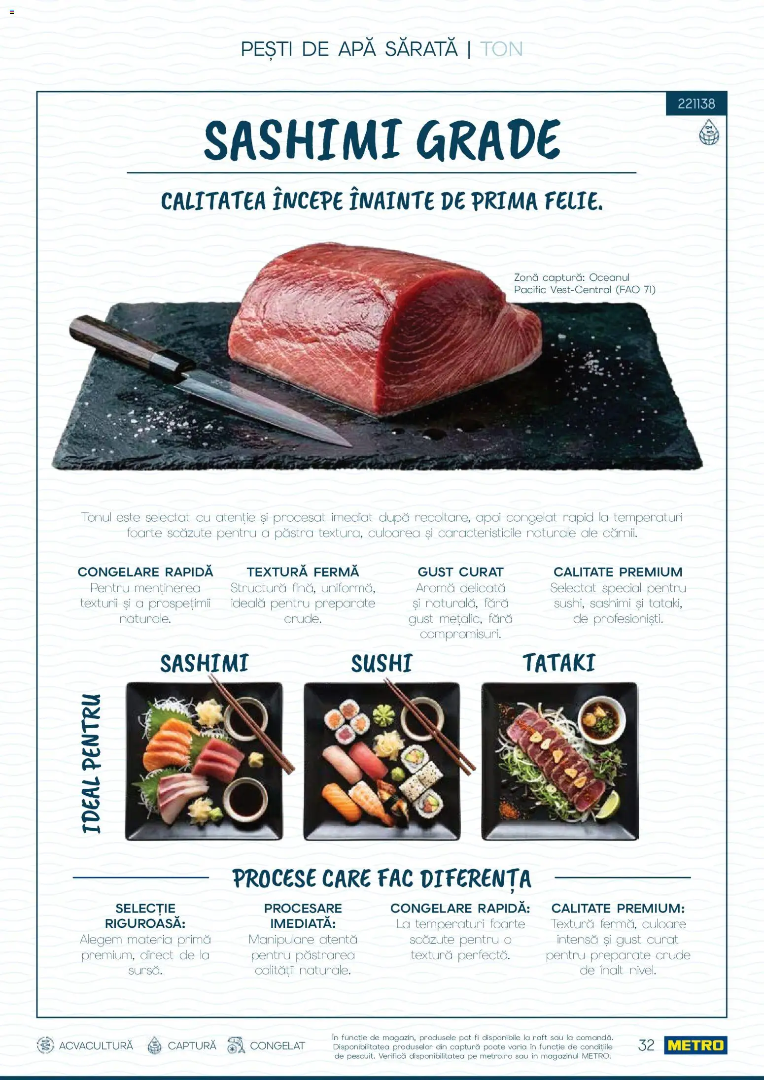 Catalog METRO 1 Octombrie - 30 Decembrie 2026 | Pagina 32 | Produse: Premium, Raft, Sushi, Apă