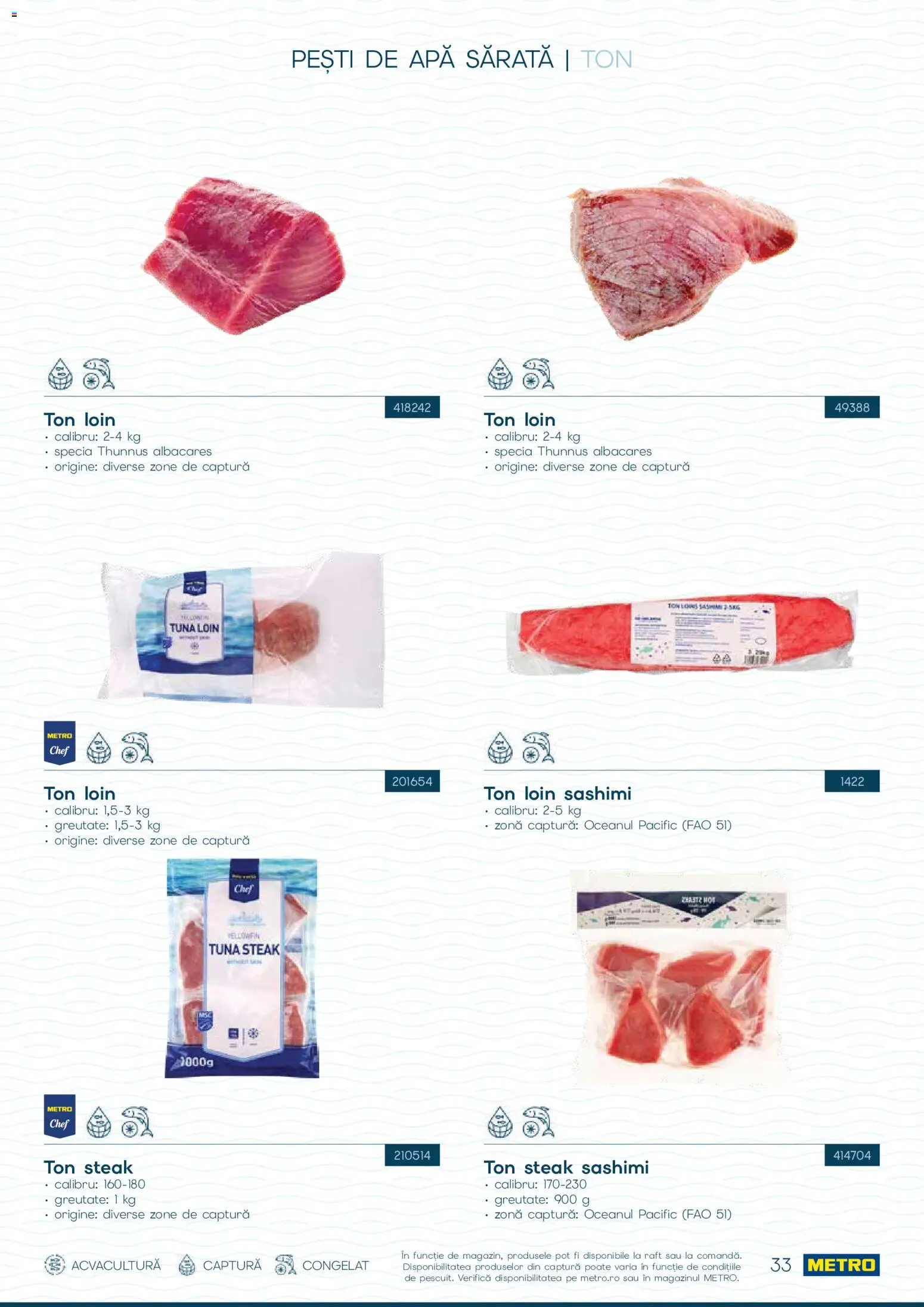 Catalog METRO 1 Octombrie - 30 Decembrie 2026 | Pagina 33 | Produse: Raft, Apă