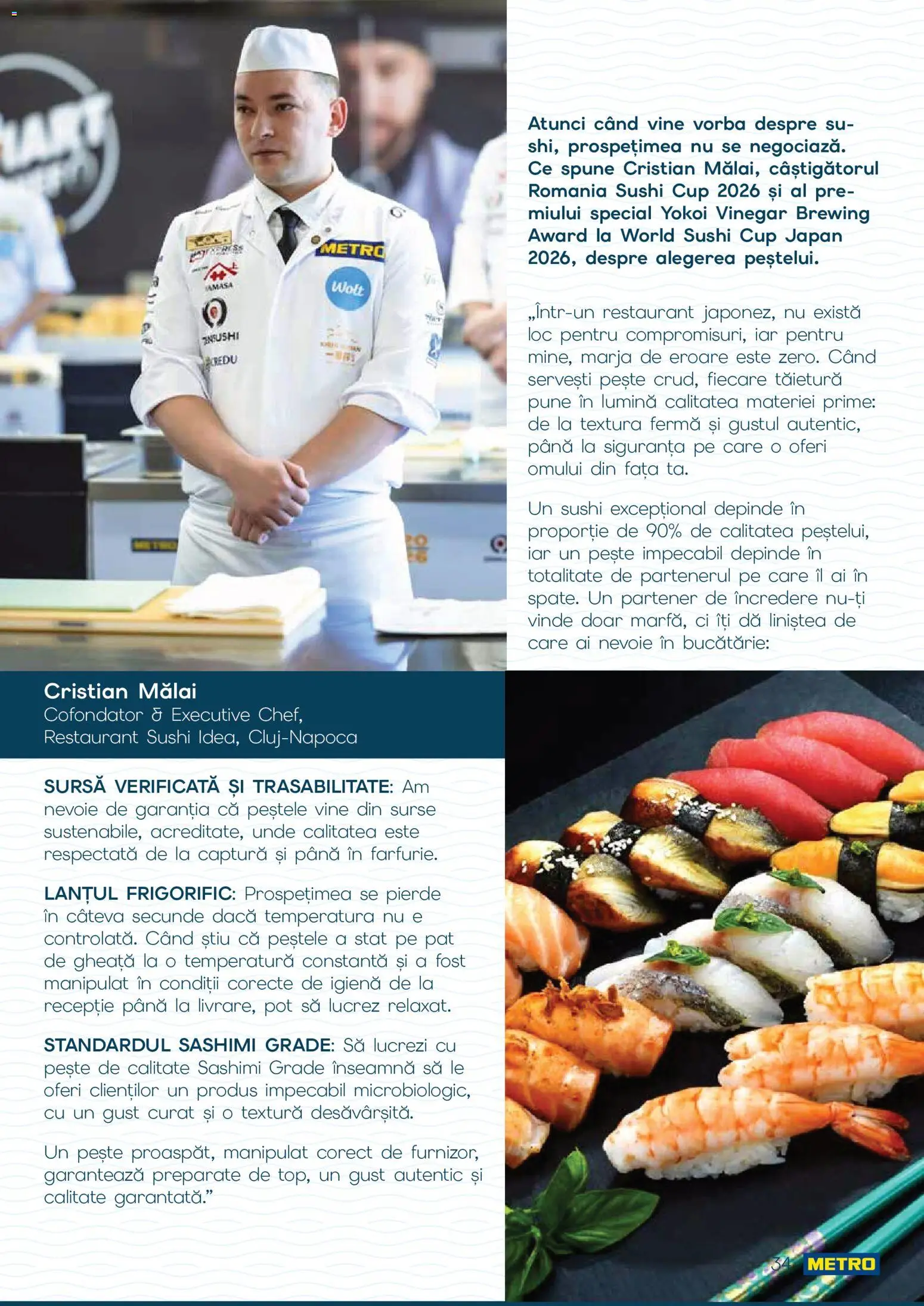 Catalog METRO 1 Octombrie - 30 Decembrie 2026 | Pagina 34 | Produse: Lumină, Pat, Sushi, Pește