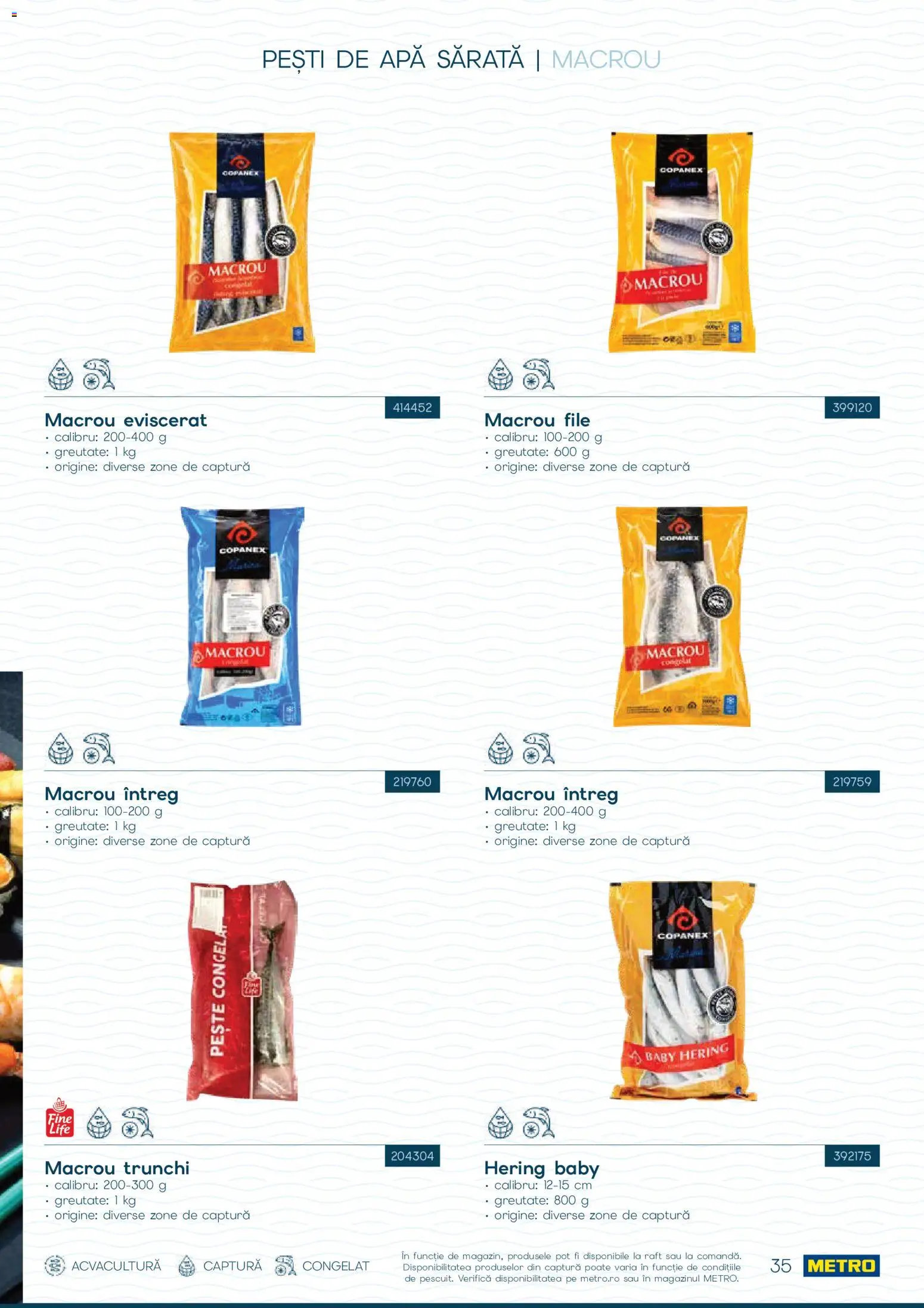 Catalog METRO 1 Octombrie - 30 Decembrie 2026 | Pagina 35 | Produse: Baby, Raft, Macrou, Trunchi