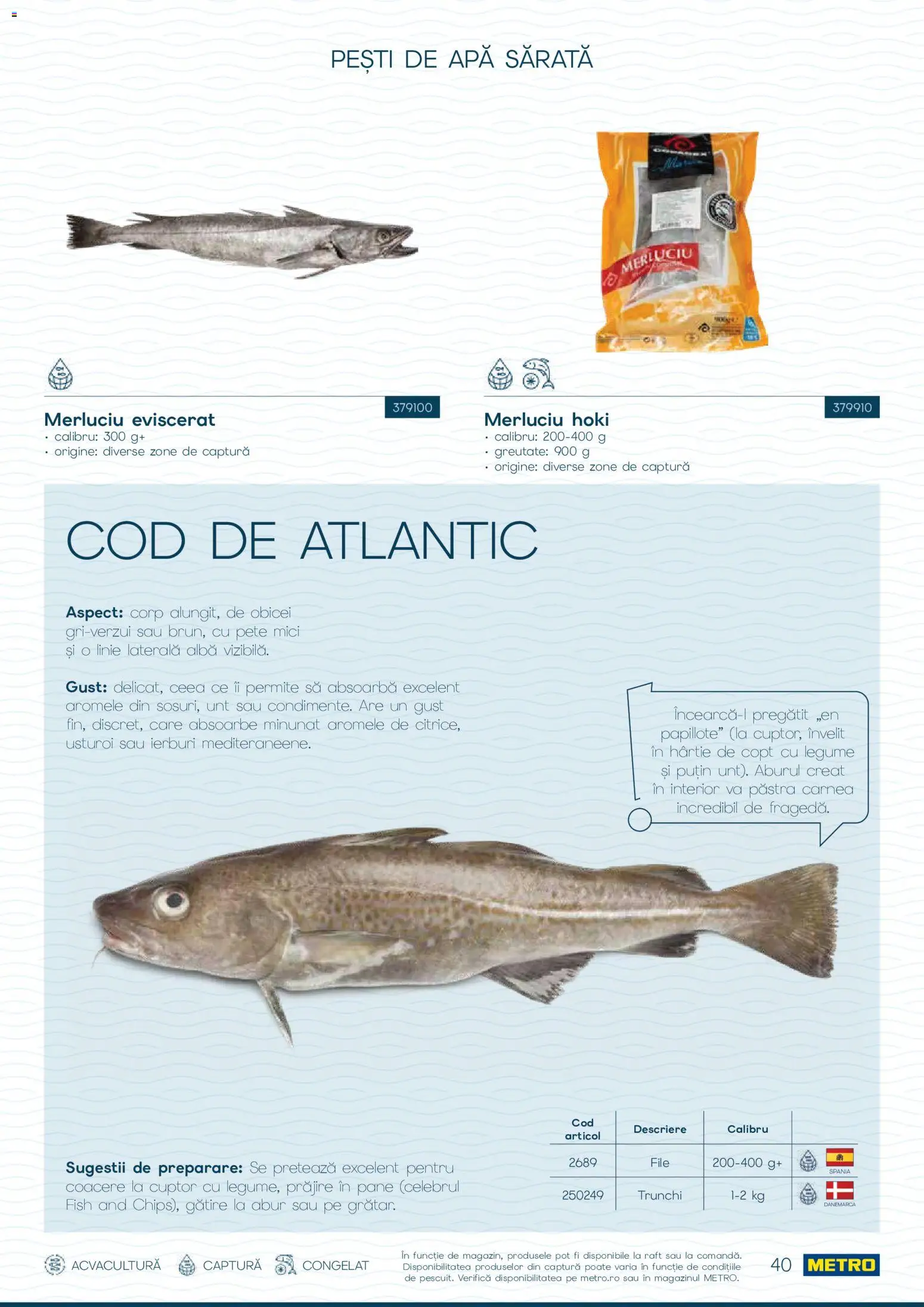 Catalog METRO 1 Octombrie - 30 Decembrie 2026 | Pagina 40 | Produse: Alba, Cuptor, Raft, Trunchi