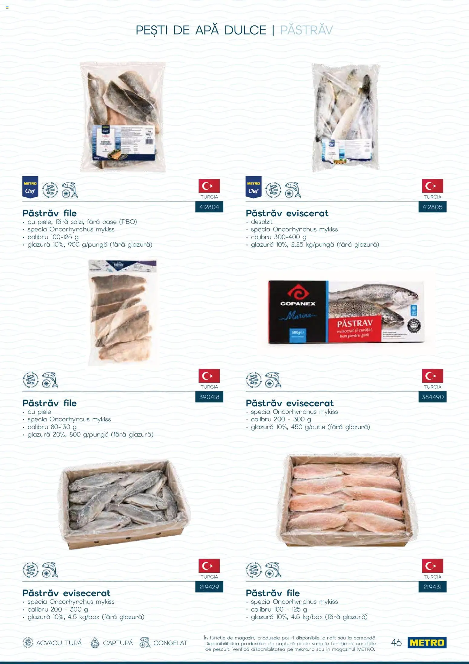 Catalog METRO 1 Octombrie - 30 Decembrie 2026 | Pagina 46 | Produse: Pastrav, Raft, Apă