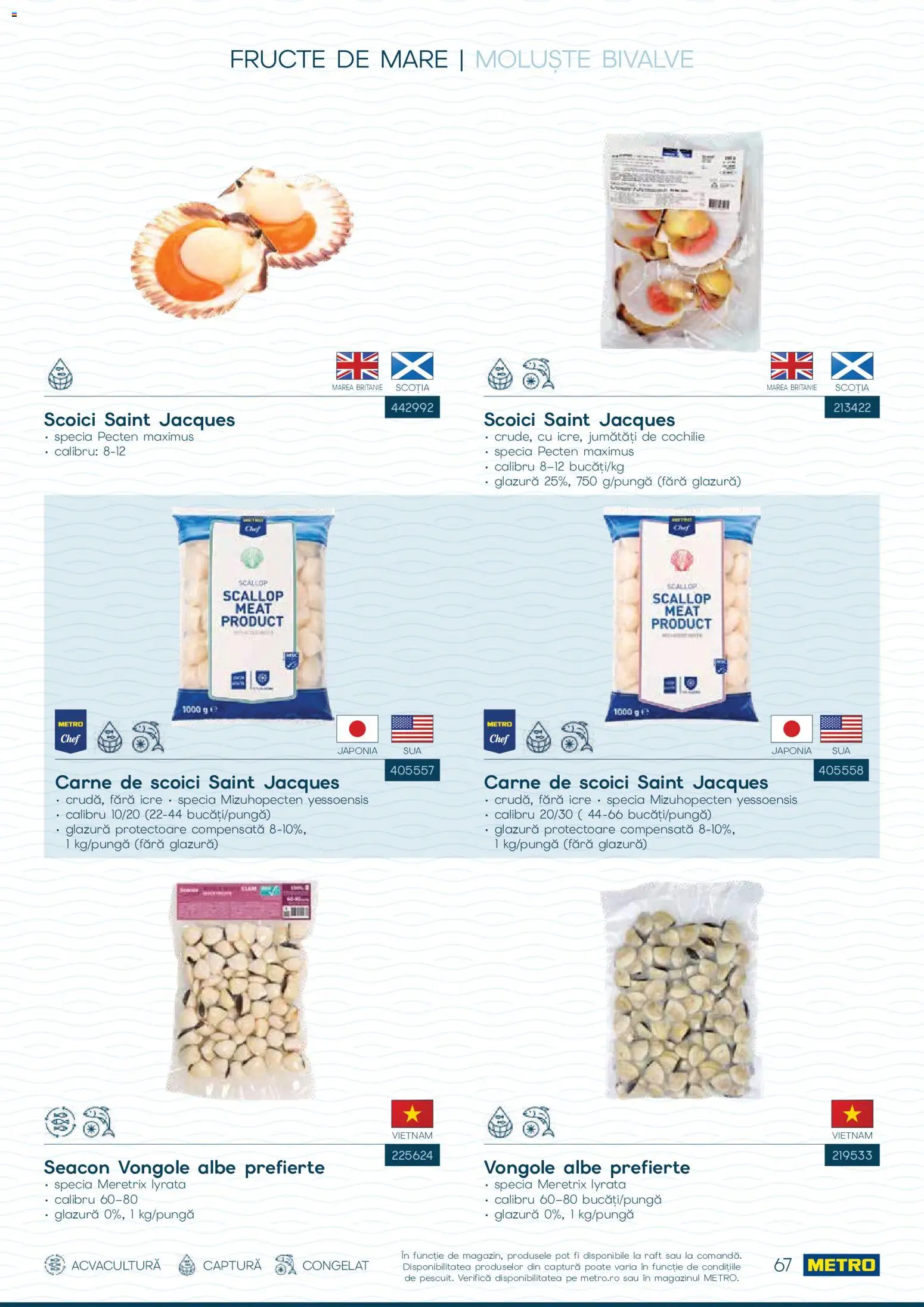 Catalog METRO 1 Octombrie - 30 Decembrie 2026 | Pagina 67 | Produse: Raft, Fructe, Fructe De Mare