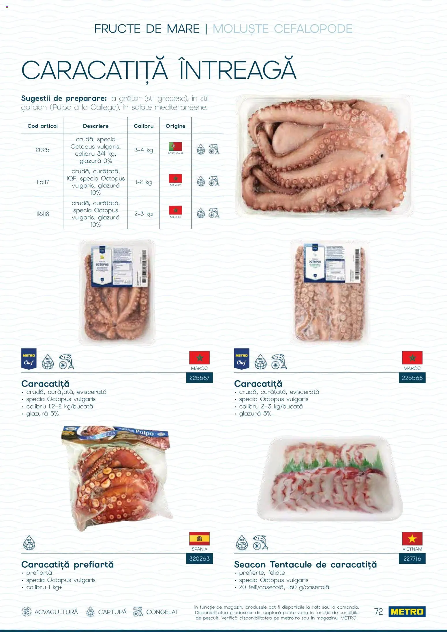 Catalog METRO 1 Octombrie - 30 Decembrie 2026 | Pagina 72 | Produse: Grătar, Raft, Fructe, Fructe De Mare