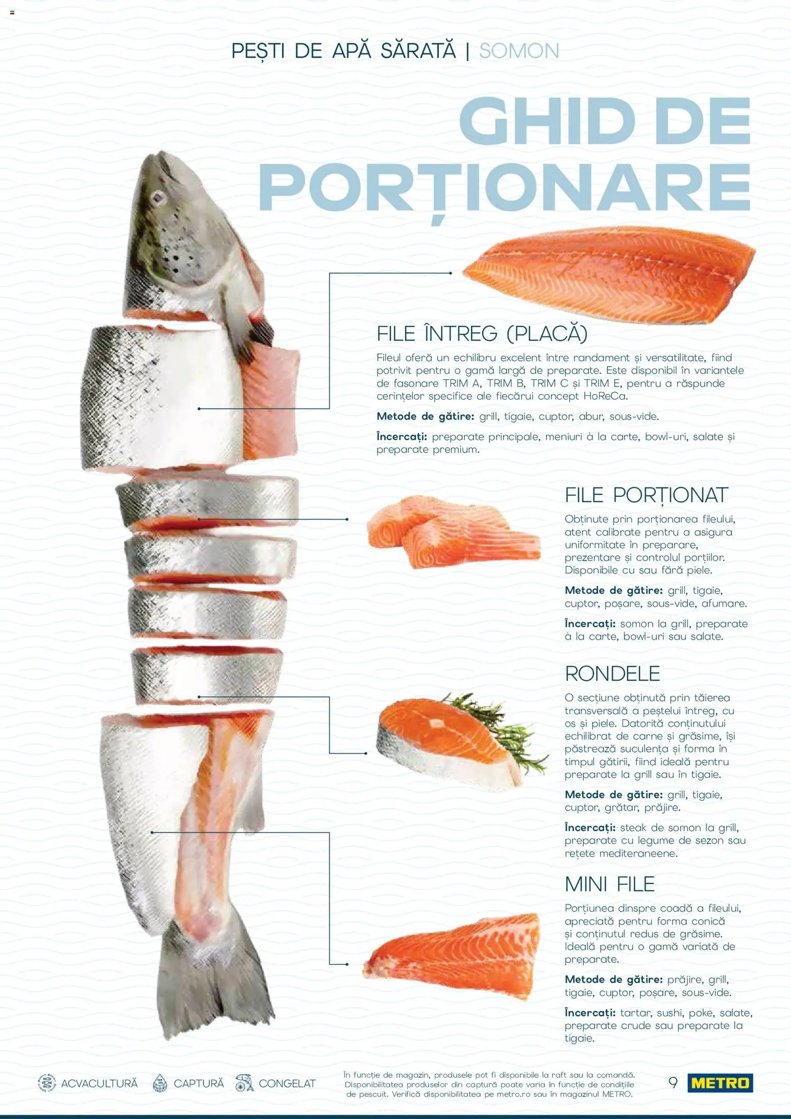 Catalog METRO 1 Octombrie - 30 Decembrie 2026 | Pagina 9 | Produse: Grill, Raft, Somon, Legume
