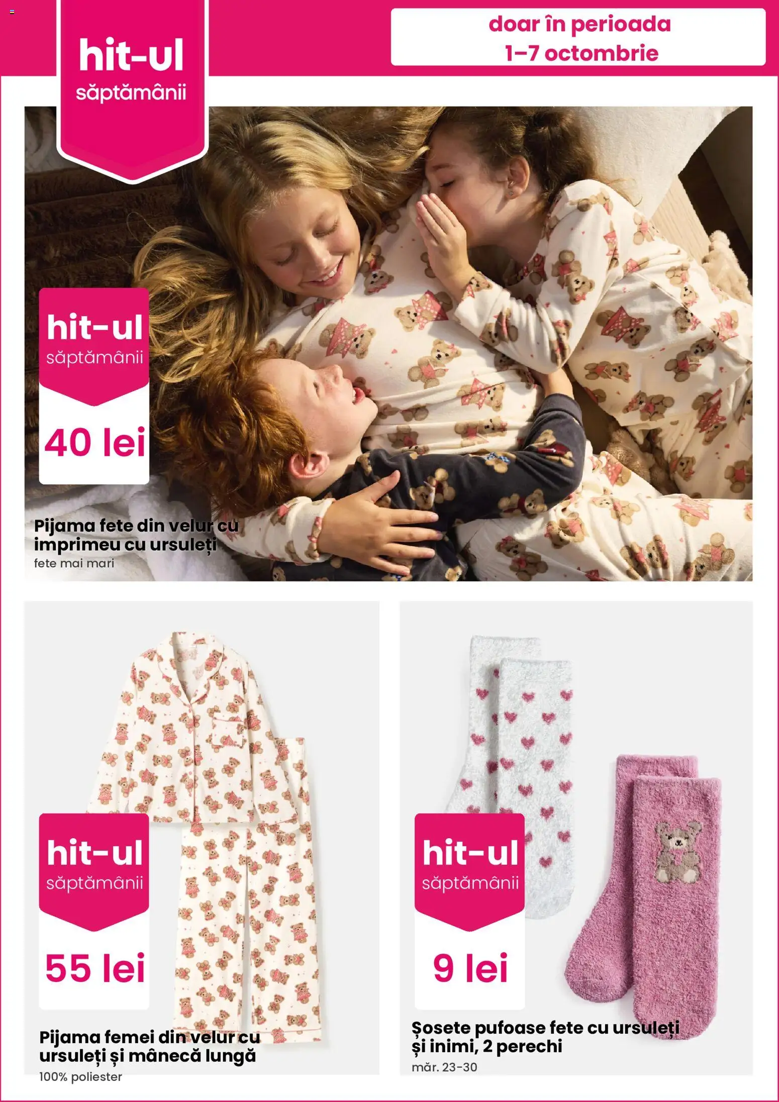 Catalog Pepco 1 - 6 Octombrie 2026 | Pagina 2 | Produse: Pijamă, Șosete