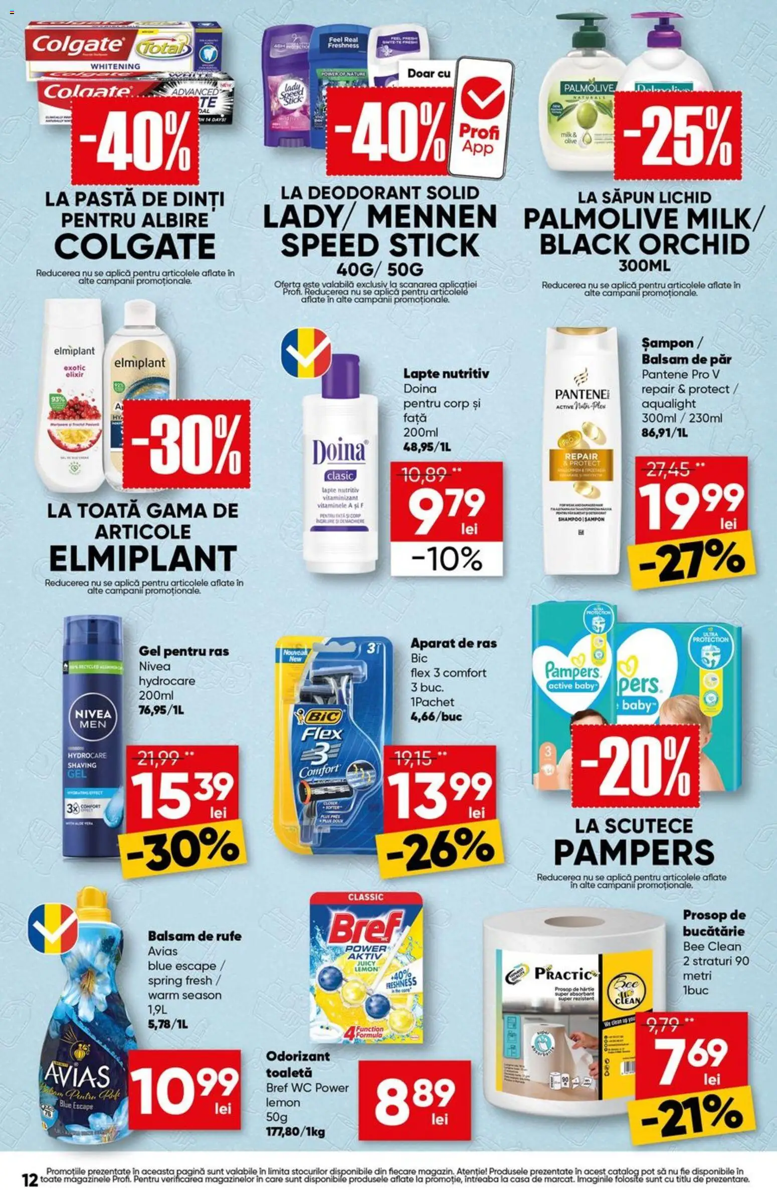 Catalog Profi 1 - 6 Octombrie 2026 | Pagina 12 | Produse: Clean, Active, Toaletă, Săpun lichid