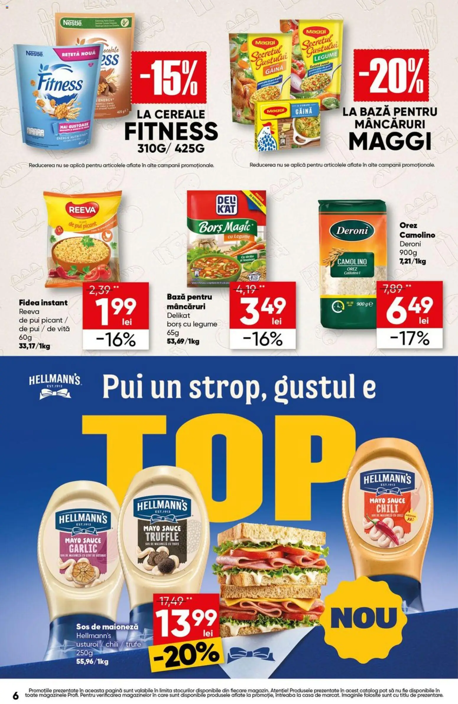 Catalog Profi 1 - 6 Octombrie 2026 | Pagina 6 | Produse: Vită, Aplică, Noodles, Cereale