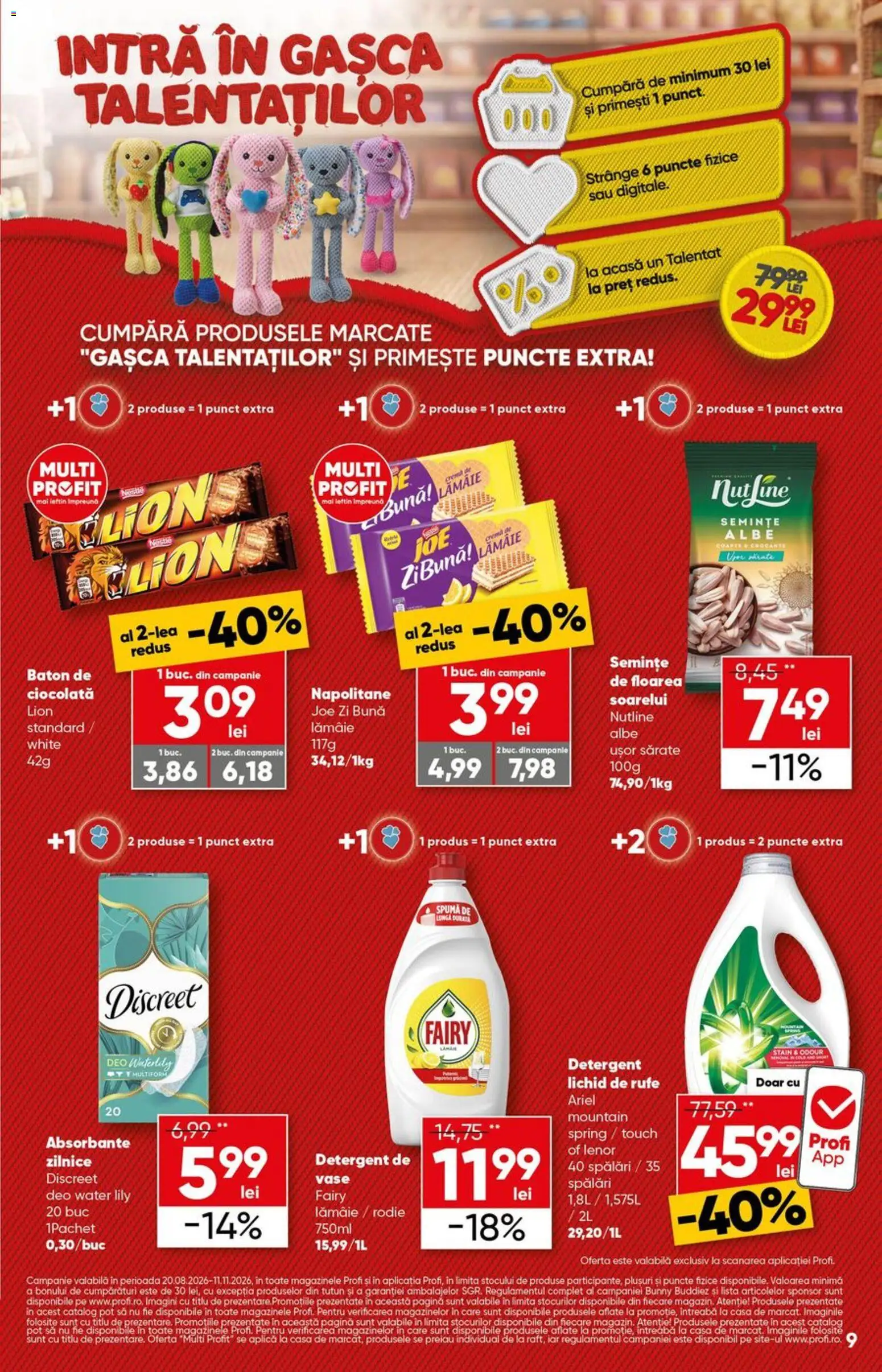 Catalog Profi 1 - 6 Octombrie 2026 | Pagina 9 | Produse: Vase, Ciocolată, Detergent, Floarea Soarelui