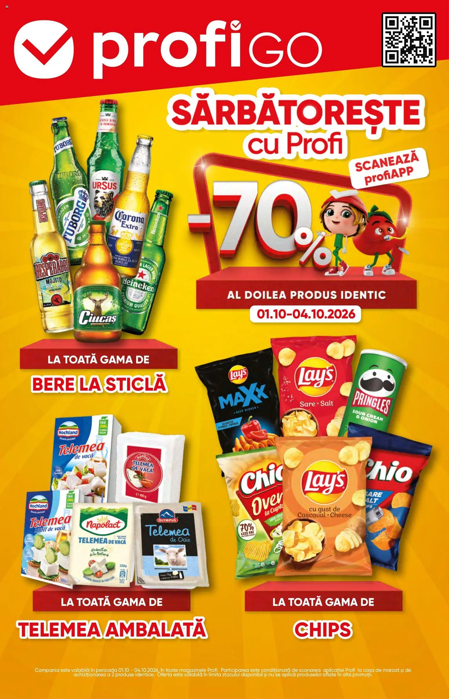 Catalog Profi 1 - 6 Octombrie 2026 | Pagina 1 | Produse: Ursus, Cașcaval, Corona Extra, Bere
