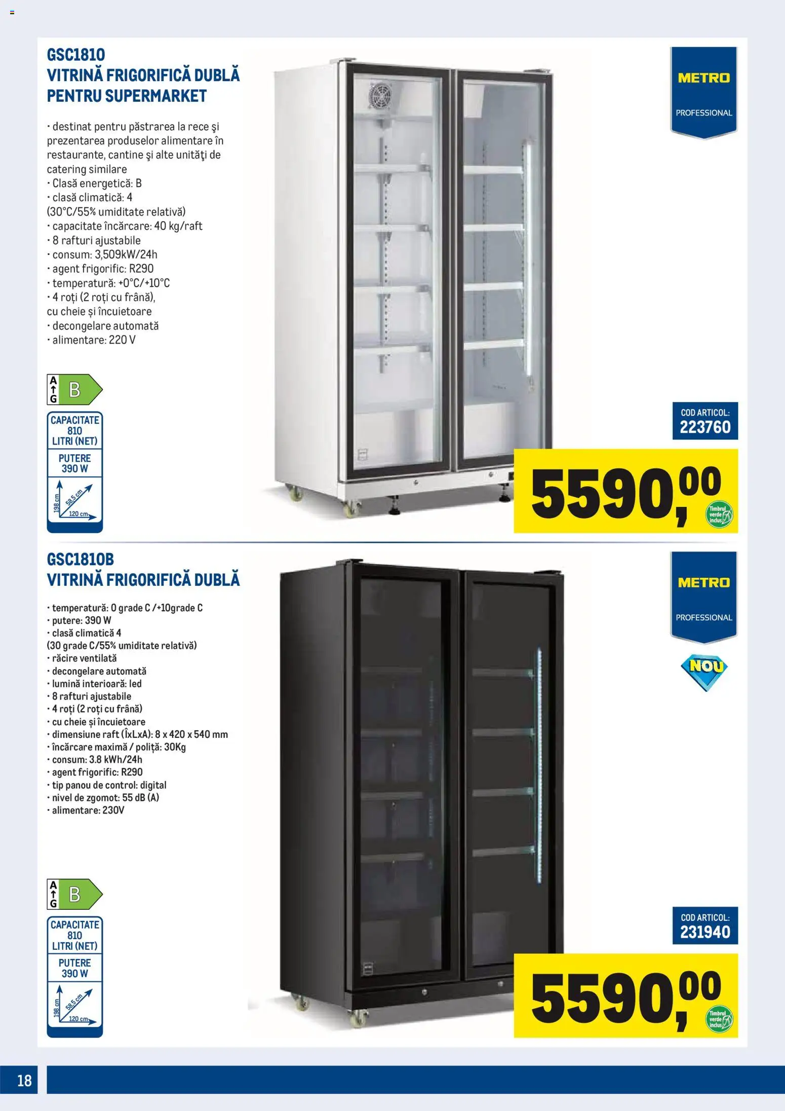 Catalog METRO 1 Octombrie 2026 - 3 Ianuarie 2027 | Pagina 18 | Produse: Lumină, Cheie, LED, Vitrină
