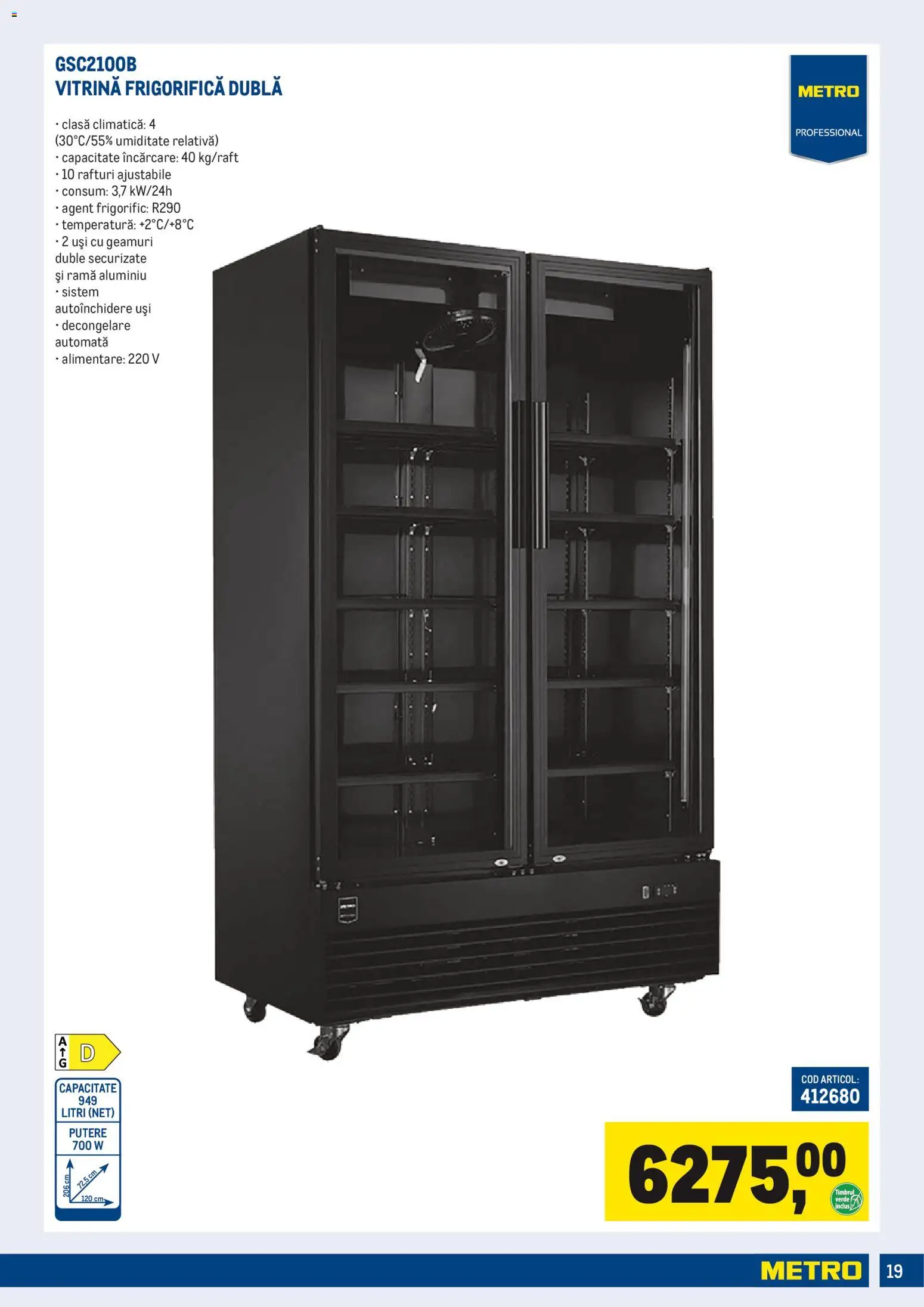Catalog METRO 1 Octombrie 2026 - 3 Ianuarie 2027 | Pagina 19 | Produse: Vitrină, Rama
