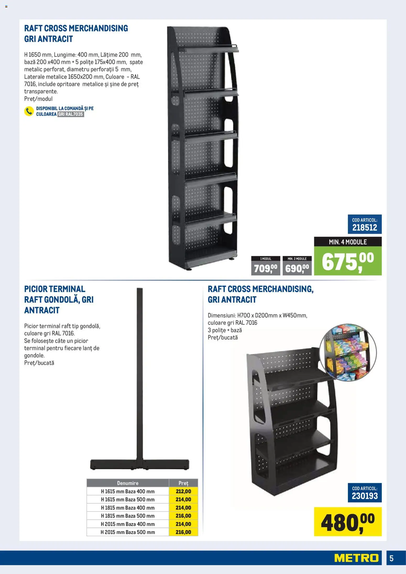 Catalog METRO 1 Octombrie 2026 - 3 Ianuarie 2027 | Pagina 5 | Produse: Raft, Tip