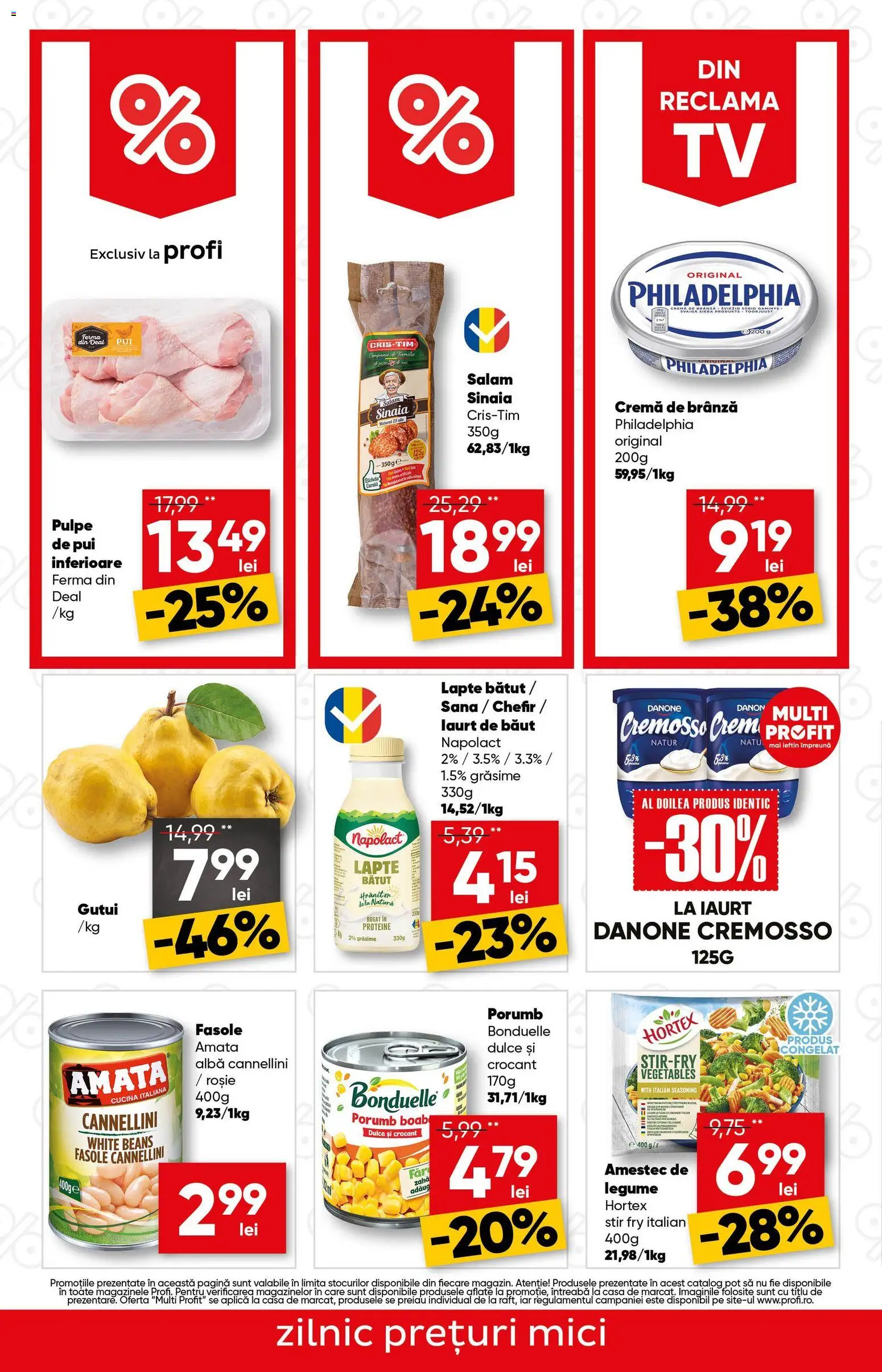 Catalog Profi 1 - 6 Octombrie 2026 | Pagina 2 | Produse: Proteine, Chefir, Danone, Legume