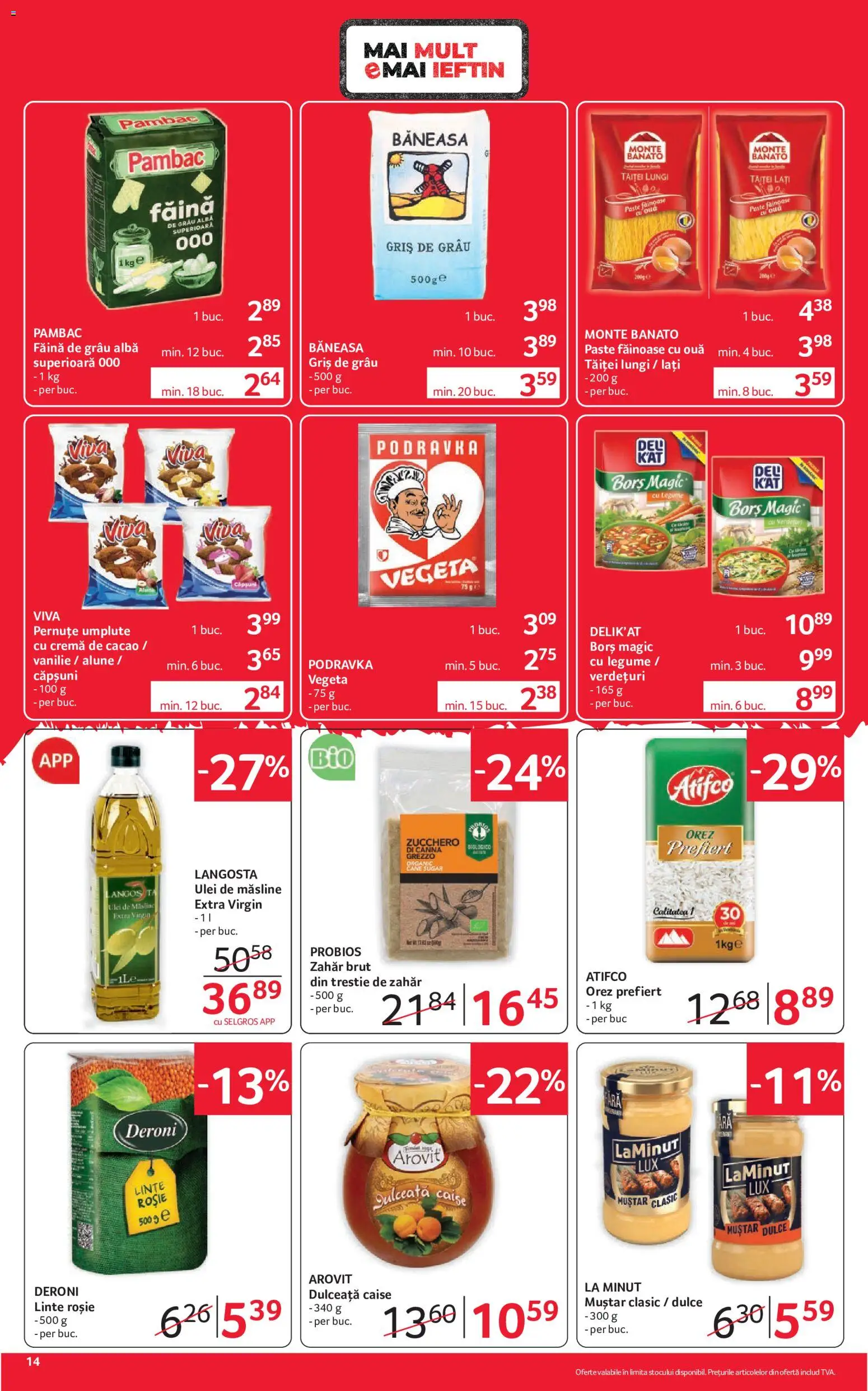 Catalog Selgros 2 - 14 Octombrie 2026 | Pagina 14 | Produse: Magic, Alune, Paste, Zahăr
