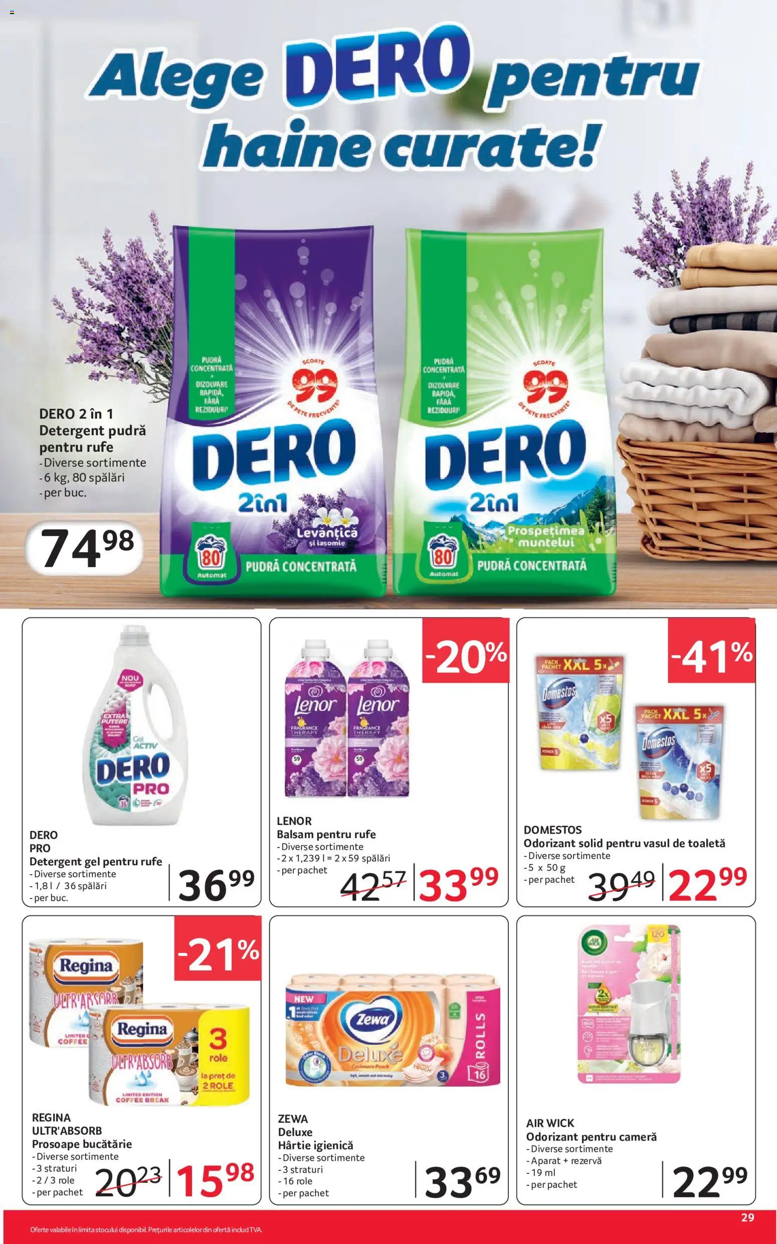 Catalog Selgros 2 - 14 Octombrie 2026 | Pagina 29 | Produse: Cameră, Pudră, Balsam pentru rufe, Detergent
