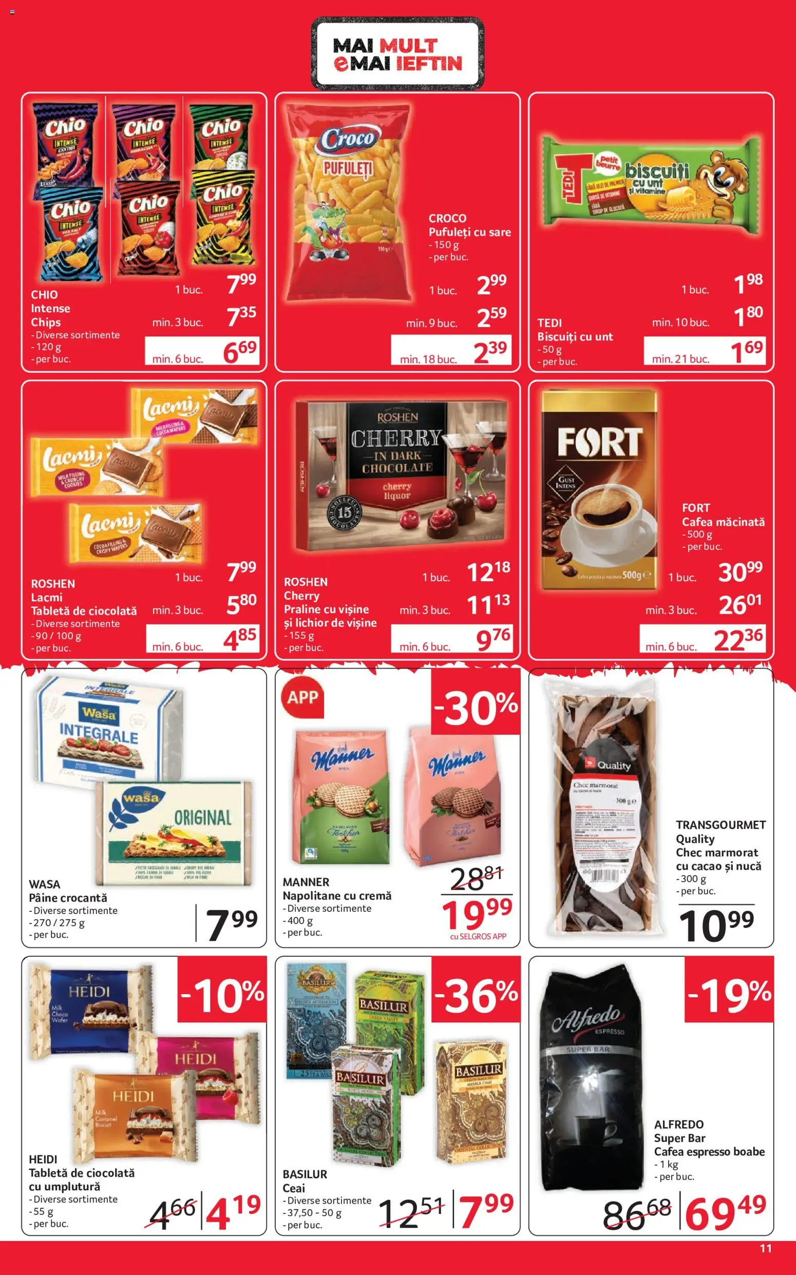 Catalog Selgros 2 - 14 Octombrie 2026 | Pagina 11 | Produse: Napolitane, Unt, Cafea, Intense