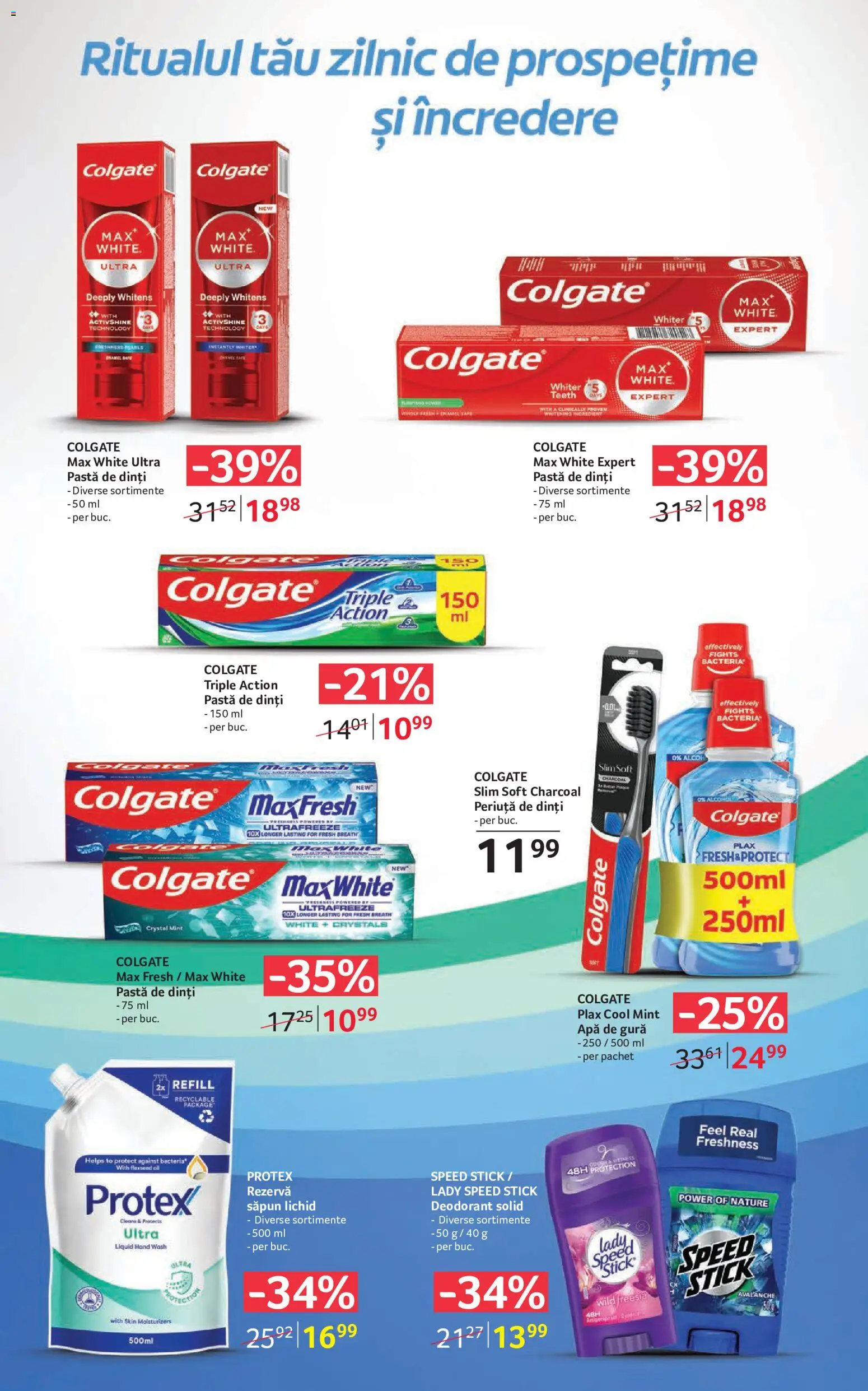 Catalog Selgros 2 - 14 Octombrie 2026 | Pagina 16 | Produse: Săpun, Pastă de dinți, Periuță de dinți, Apă