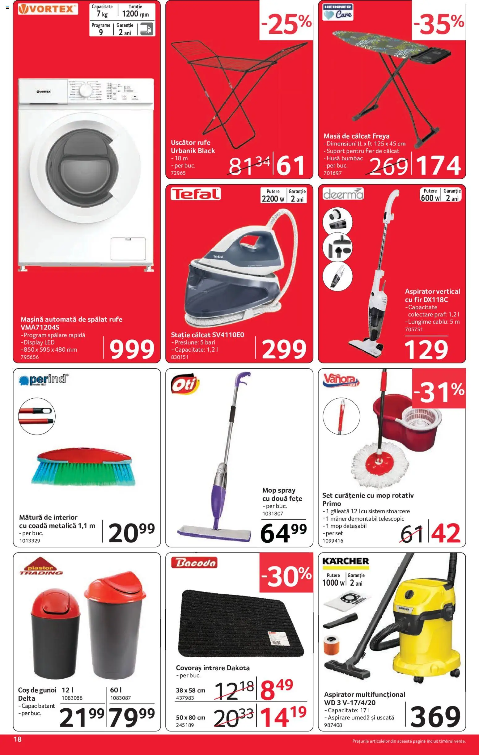 Catalog Selgros 2 - 14 Octombrie 2026 | Pagina 18 | Produse: Fier, Mătură, Coș, Black