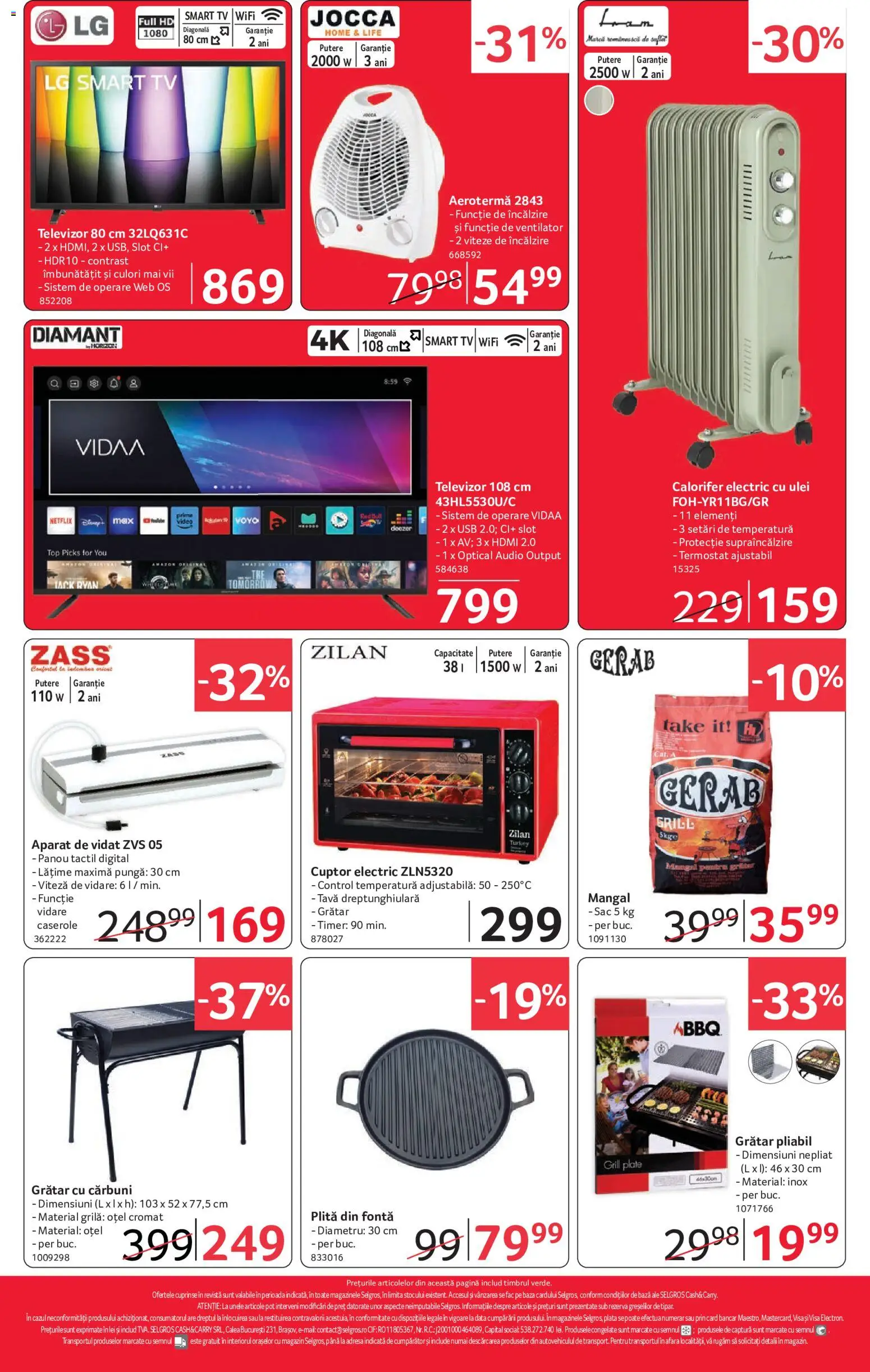 Catalog Selgros 2 - 14 Octombrie 2026 | Pagina 20 | Produse: Pungă, Cuptor, Plită, Grătar