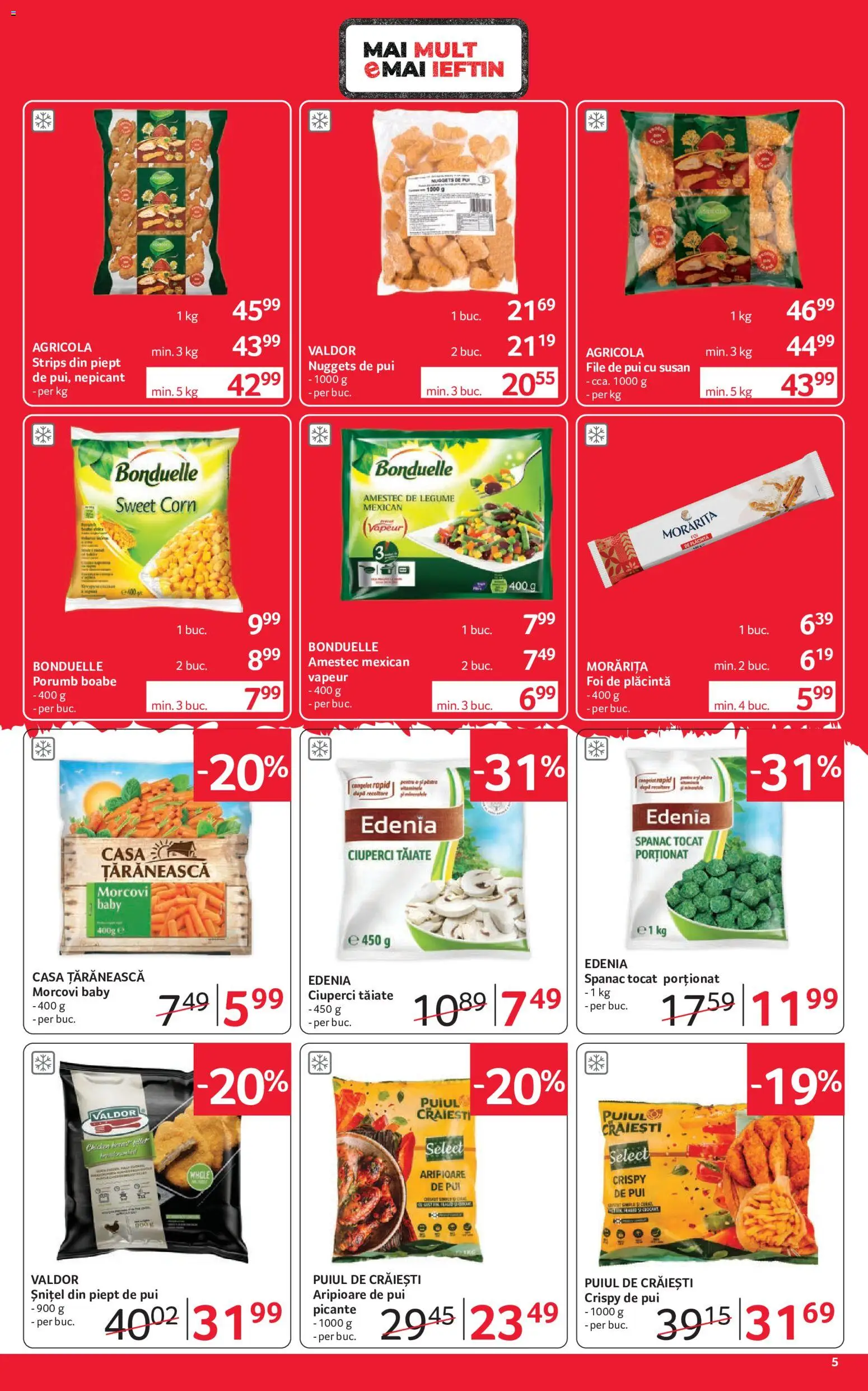 Catalog Selgros 2 - 14 Octombrie 2026 | Pagina 5 | Produse: Agricola, Plăcintă, Porumb, Legume