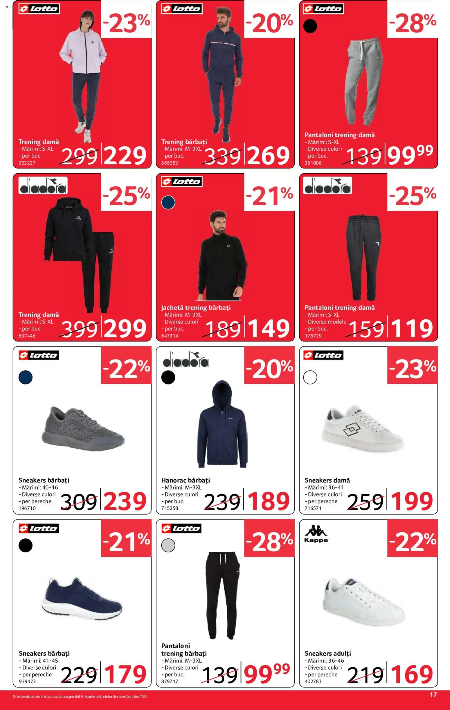 Catalog Selgros 2 - 14 Octombrie 2026 | Pagina 17 | Produse: Jachetă, Trening, Pantaloni, Hanorac