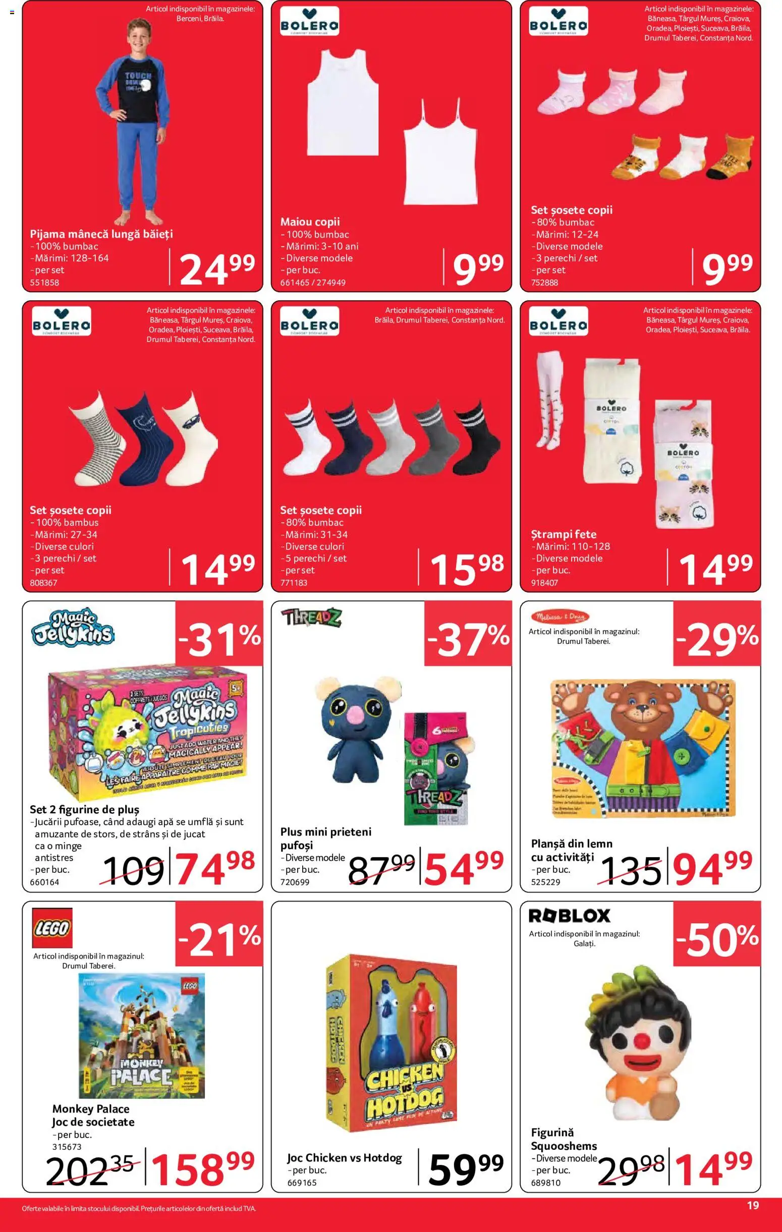 Catalog Selgros 2 - 14 Octombrie 2026 | Pagina 19 | Produse: LEGO, Joc, Șosete, Plus