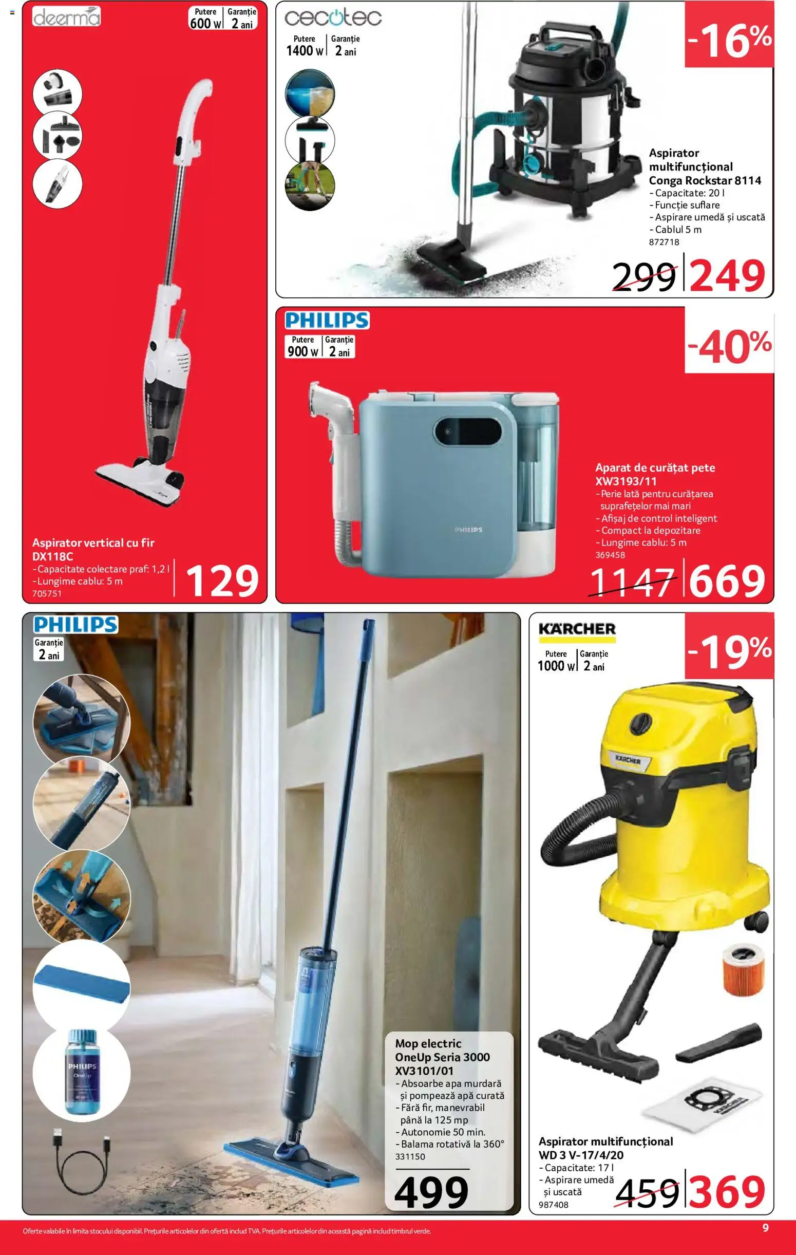 Catalog Selgros 2 - 14 Octombrie 2026 | Pagina 9 | Produse: Cablu, Aspirator, Aparat, Perie