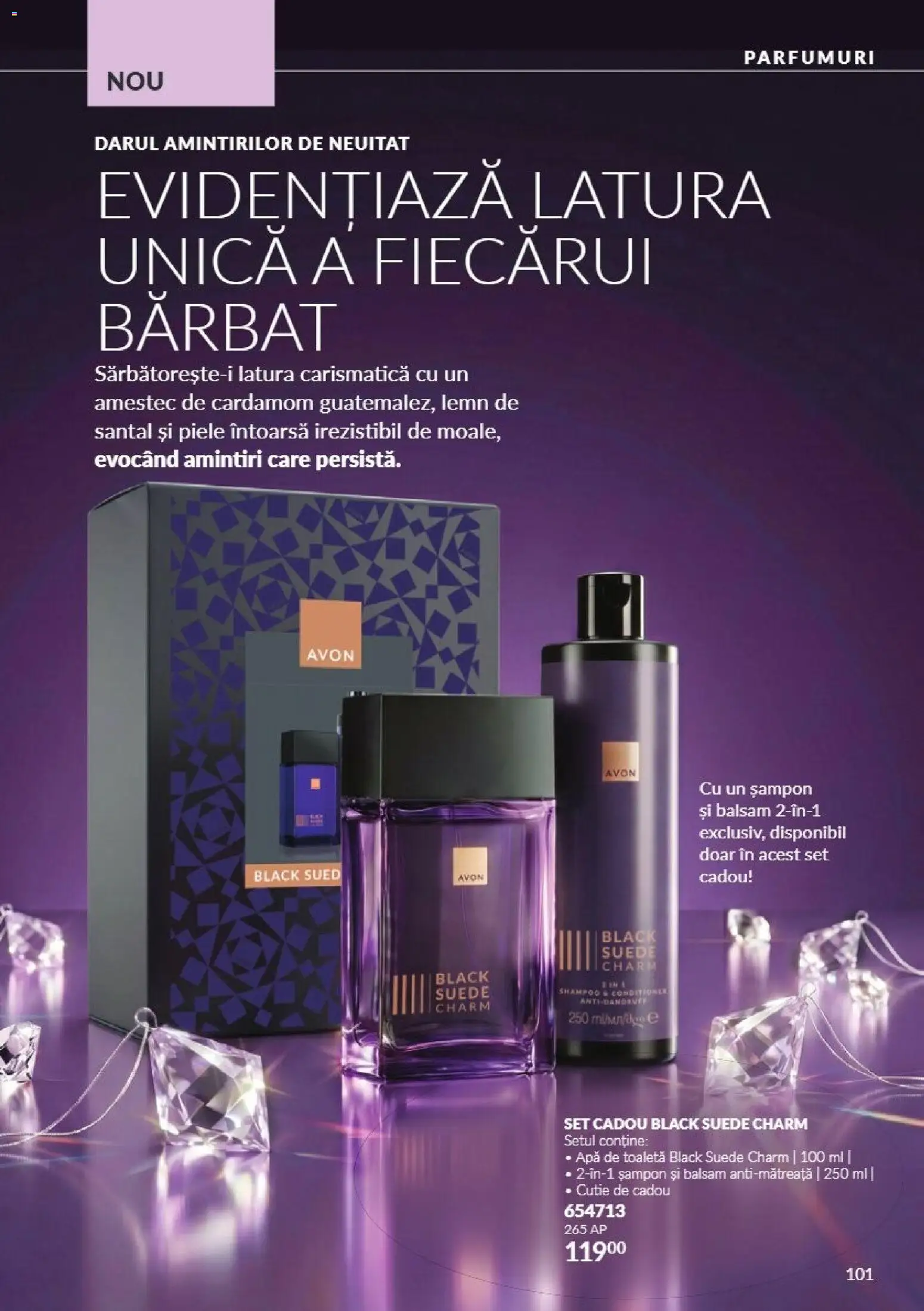 Catalog Avon 1 - 31 Octombrie 2026 | Pagina 101 | Produse: Cutie, Apă de toaletă, Șampon, Black