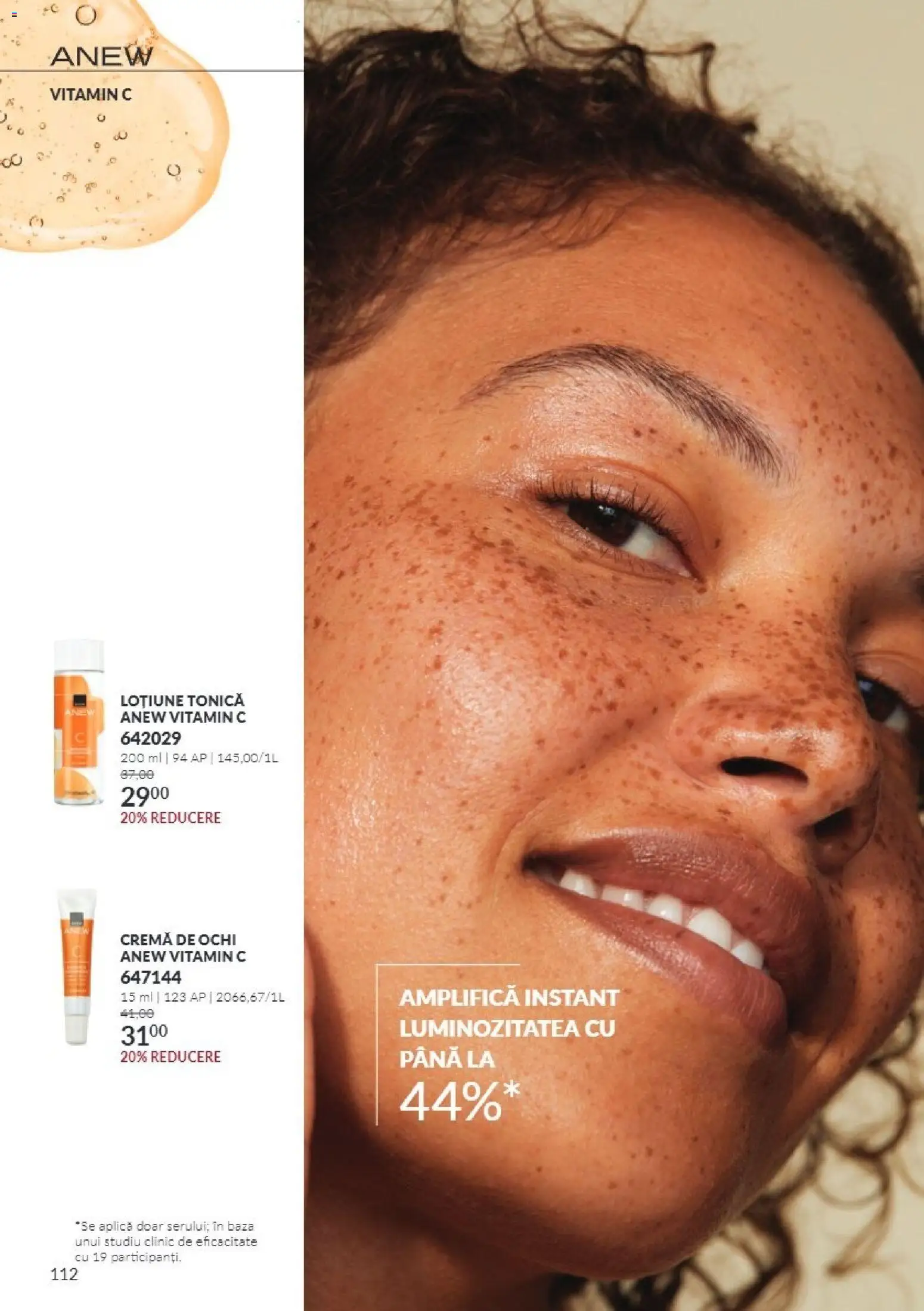 Catalog Avon 1 - 31 Octombrie 2026 | Pagina 112 | Produse: Ochi, Loțiune tonică, Aplică, Cremă