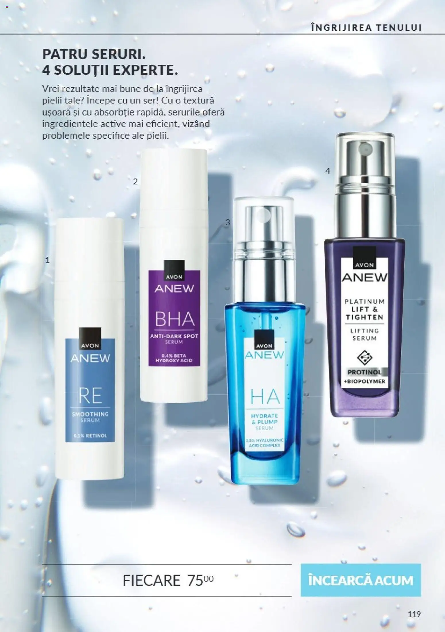 Catalog Avon 1 - 31 Octombrie 2026 | Pagina 119 | Produse: Serum, Active
