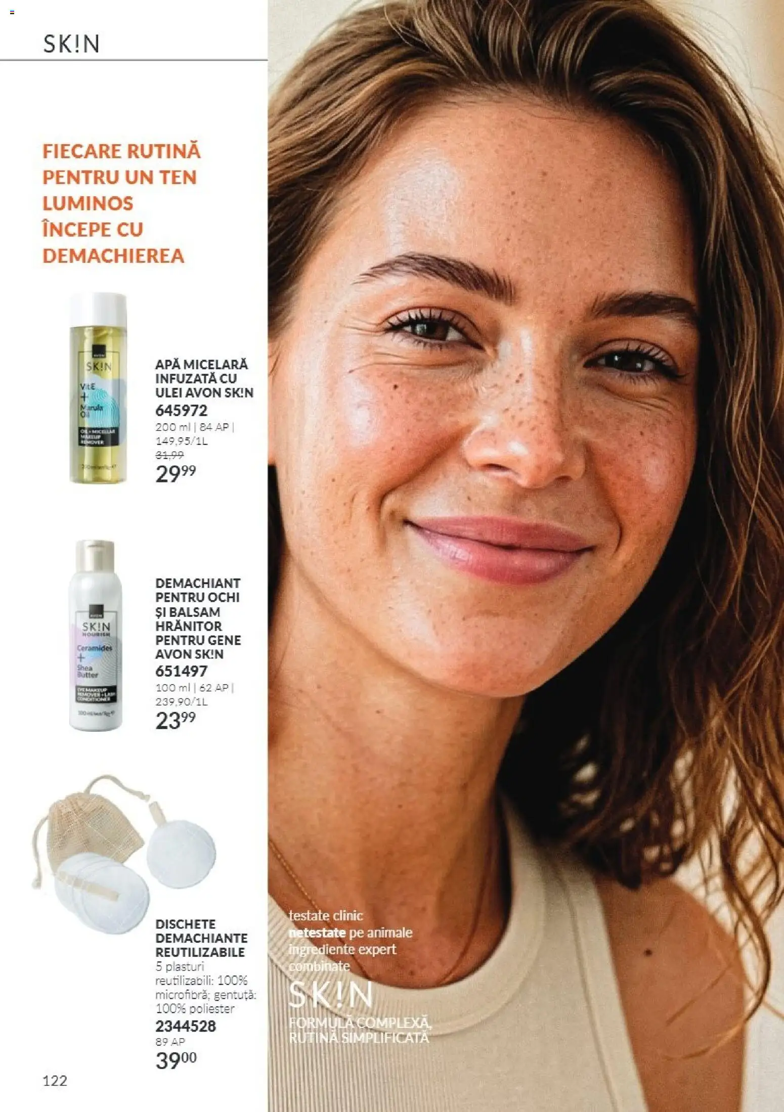 Catalog Avon 1 - 31 Octombrie 2026 | Pagina 122 | Produse: Ochi, Demachiant, Balsam, Apă