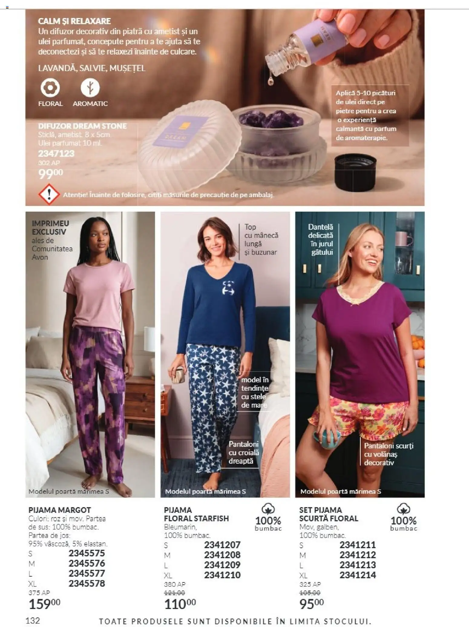 Catalog Avon 1 - 31 Octombrie 2026 | Pagina 132 | Produse: Difuzor, Ulei parfumat, Pijamă, Pantaloni