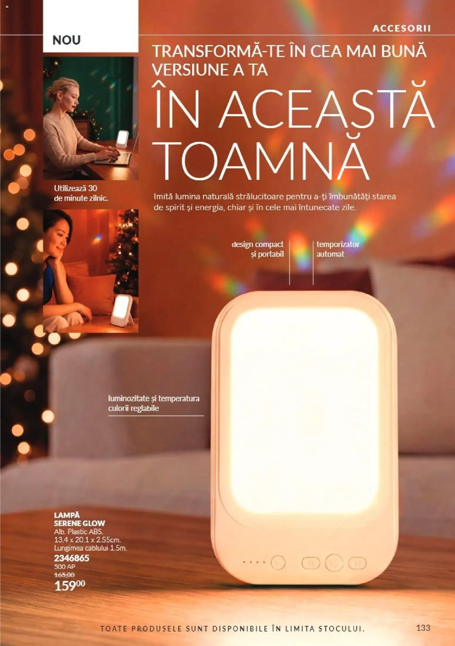 Catalog Avon 1 - 31 Octombrie 2026 | Pagina 133 | Produse: Lumină, Lampă