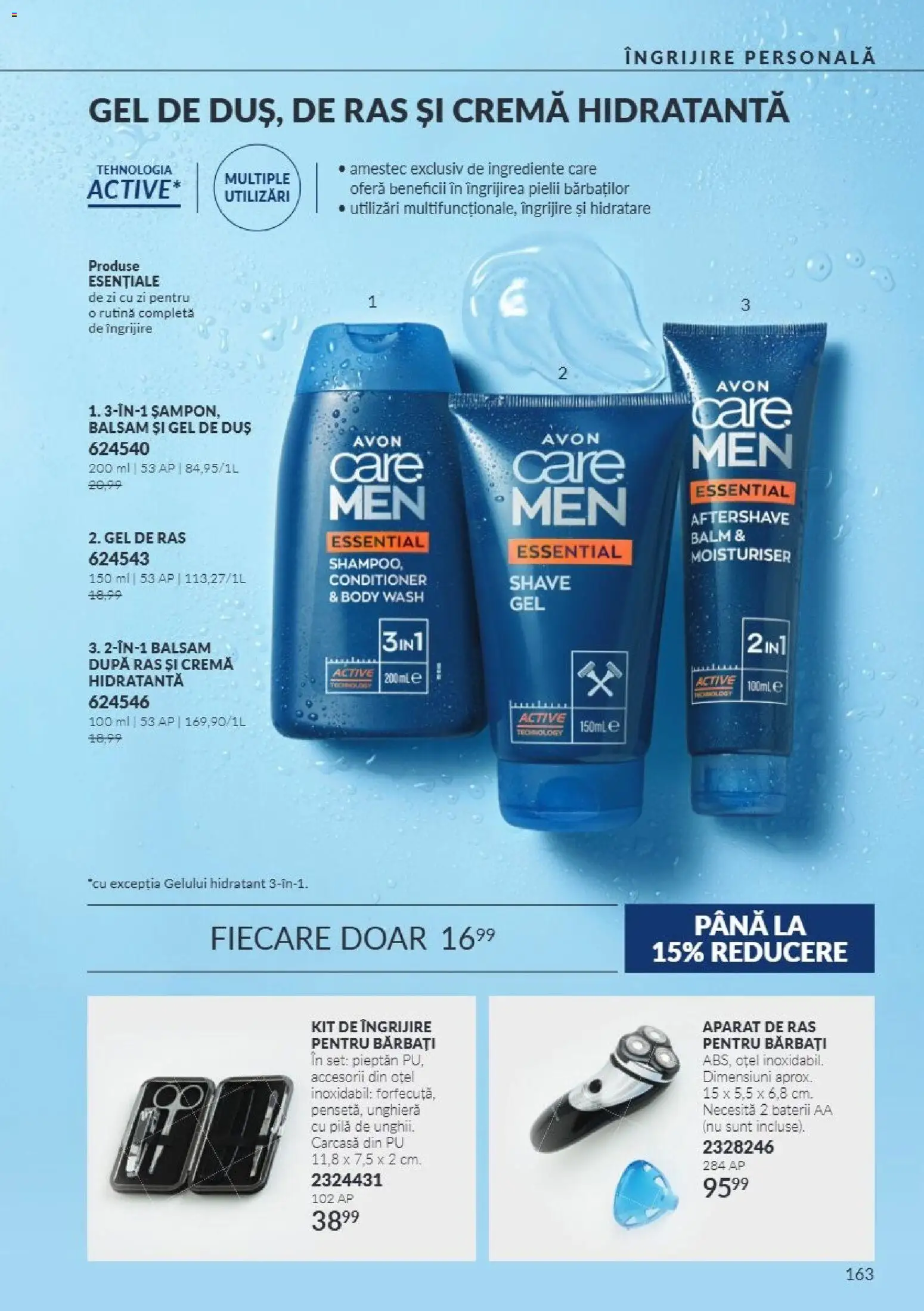 Catalog Avon 1 - 31 Octombrie 2026 | Pagina 163 | Produse: Body, Aparat, Baterii, Balsam