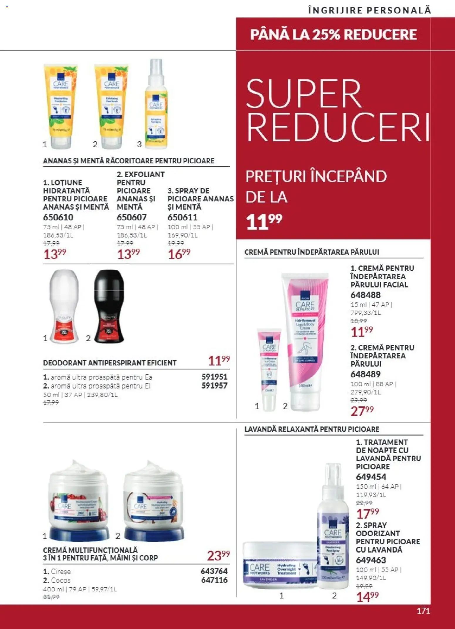 Catalog Avon 1 - 31 Octombrie 2026 | Pagina 171 | Produse: Menta, Body, Deodorant, Ananas