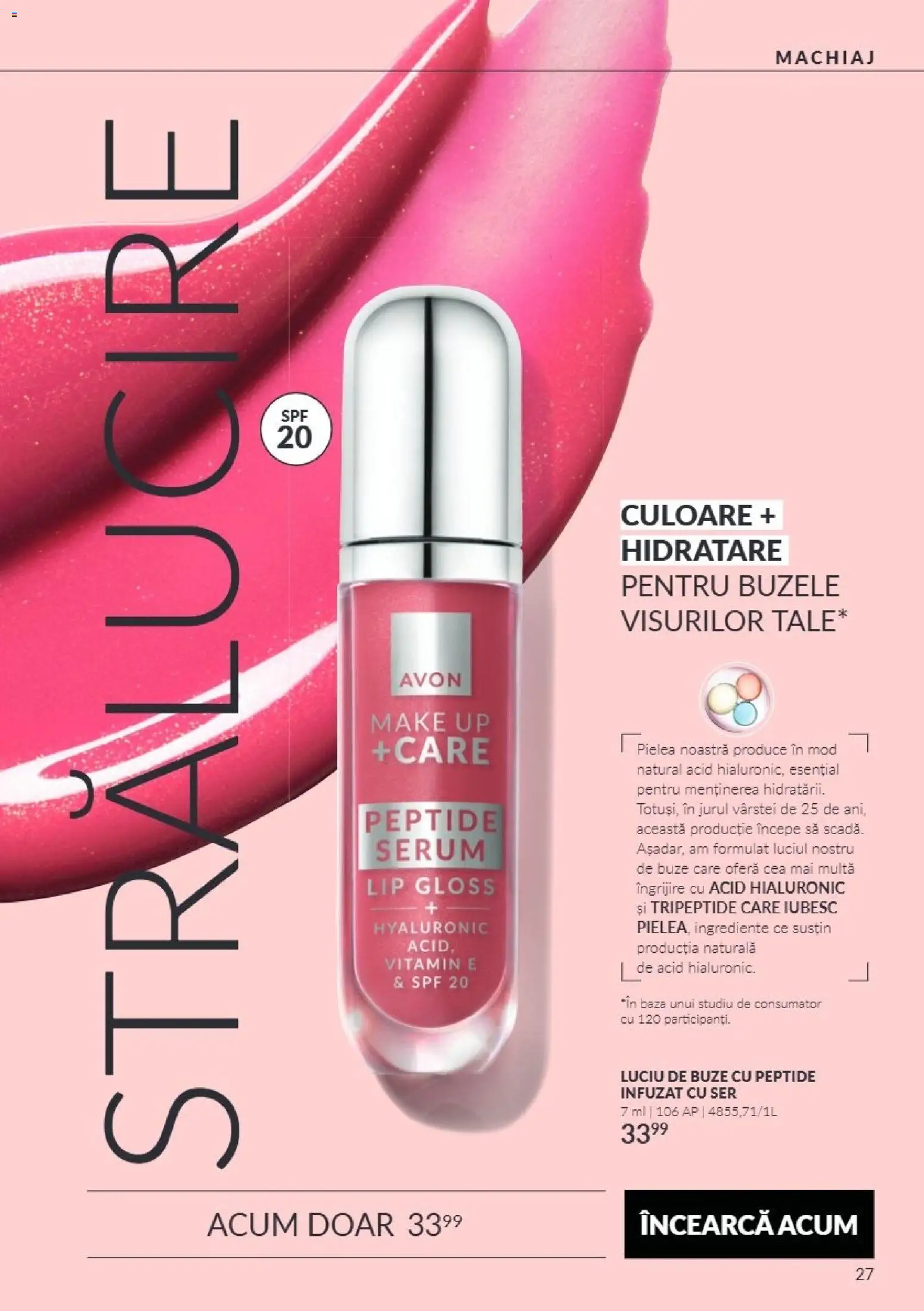 Catalog Avon 1 - 31 Octombrie 2026 | Pagina 27 | Produse: Serum, Machiaj, Luciu de buze