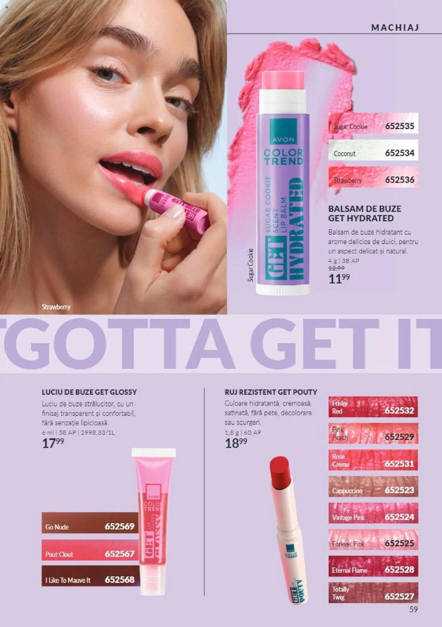 Catalog Avon 1 - 31 Octombrie 2026 | Pagina 59 | Produse: Finisaj, Machiaj, Ruj, Cappuccino