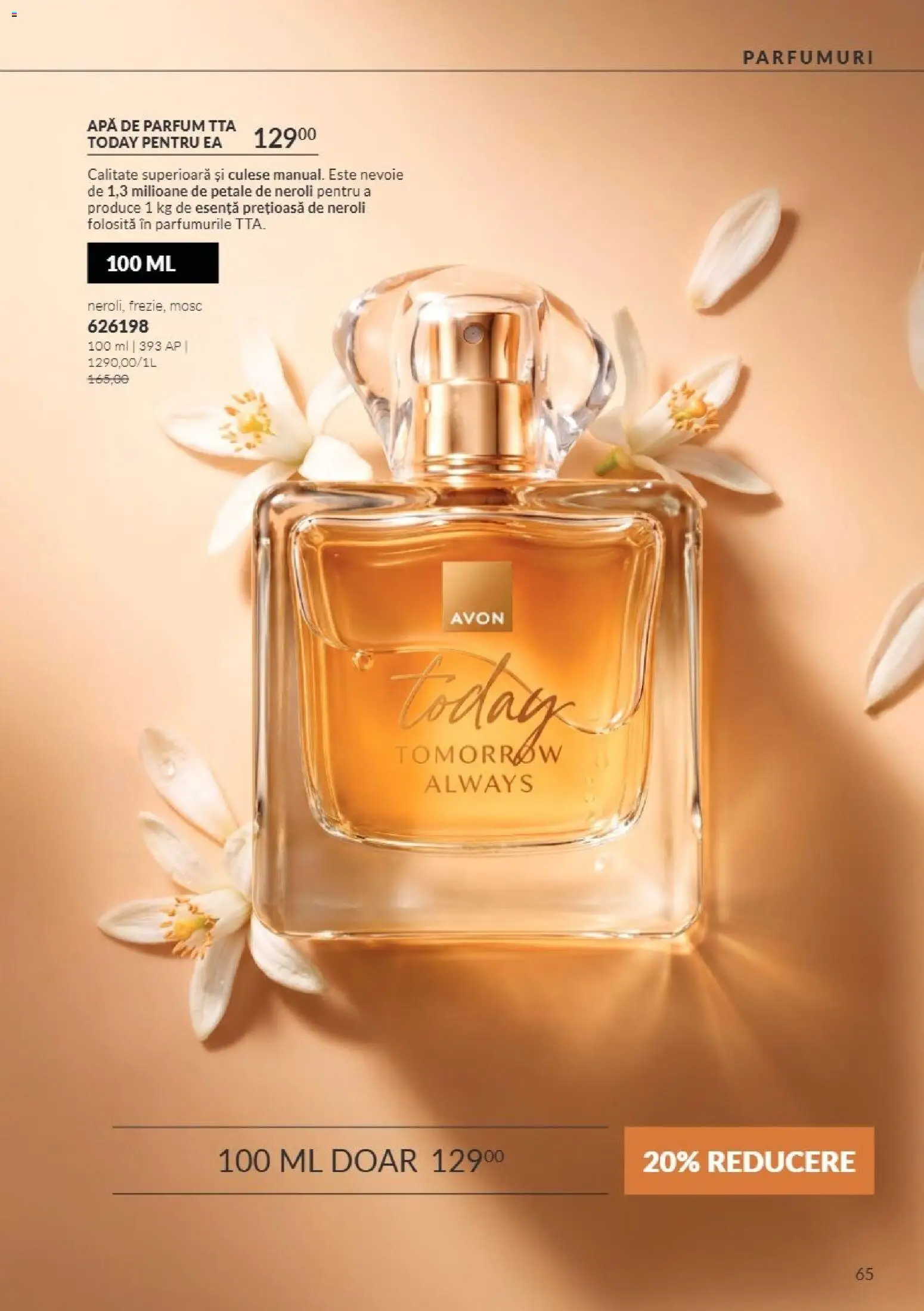 Catalog Avon 1 - 31 Octombrie 2026 | Pagina 65 | Produse: Apă de parfum, Parfum, Apă