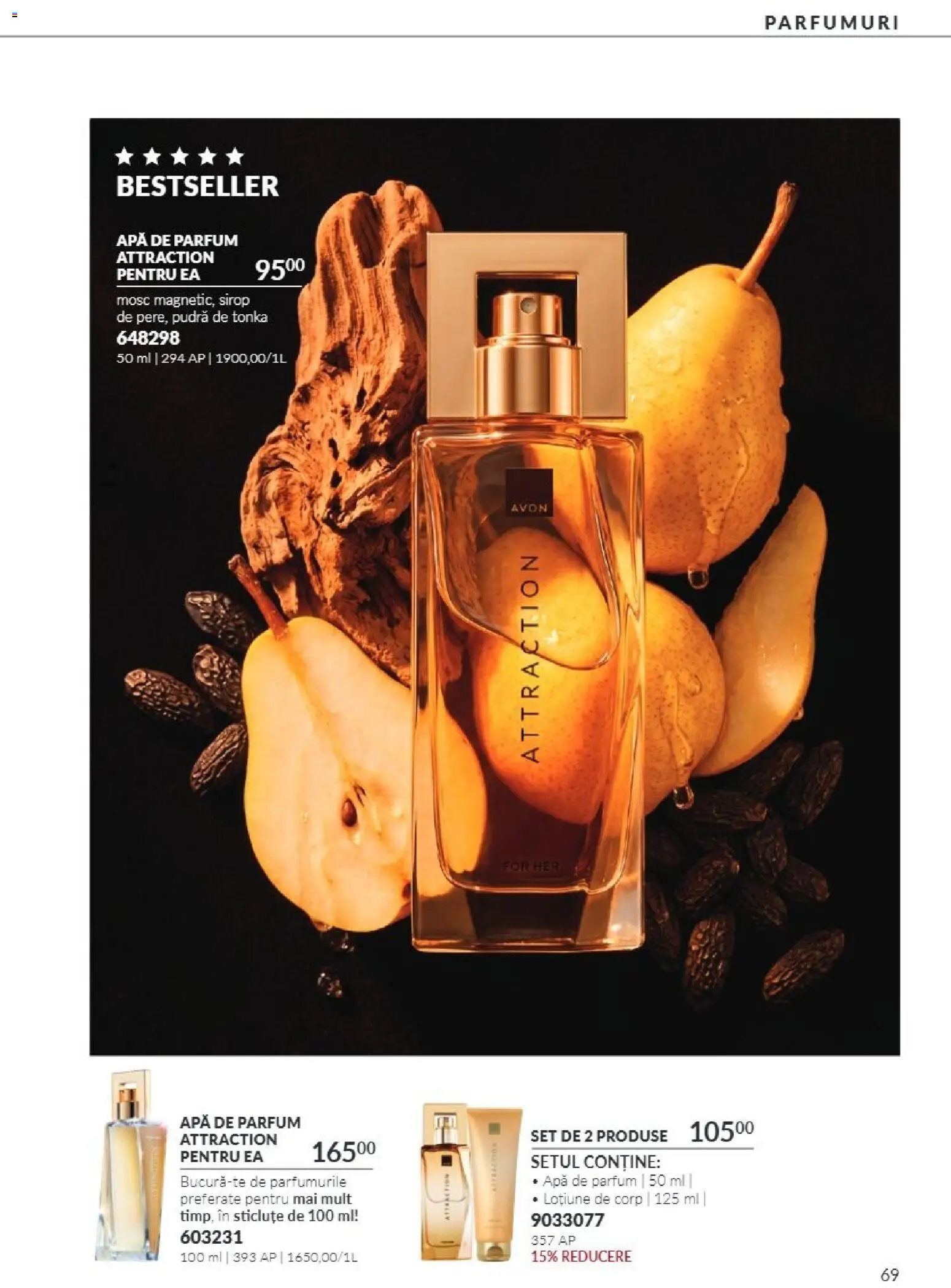 Catalog Avon 1 - 31 Octombrie 2026 | Pagina 69 | Produse: Apă de parfum, Parfum, Pudră, Apă
