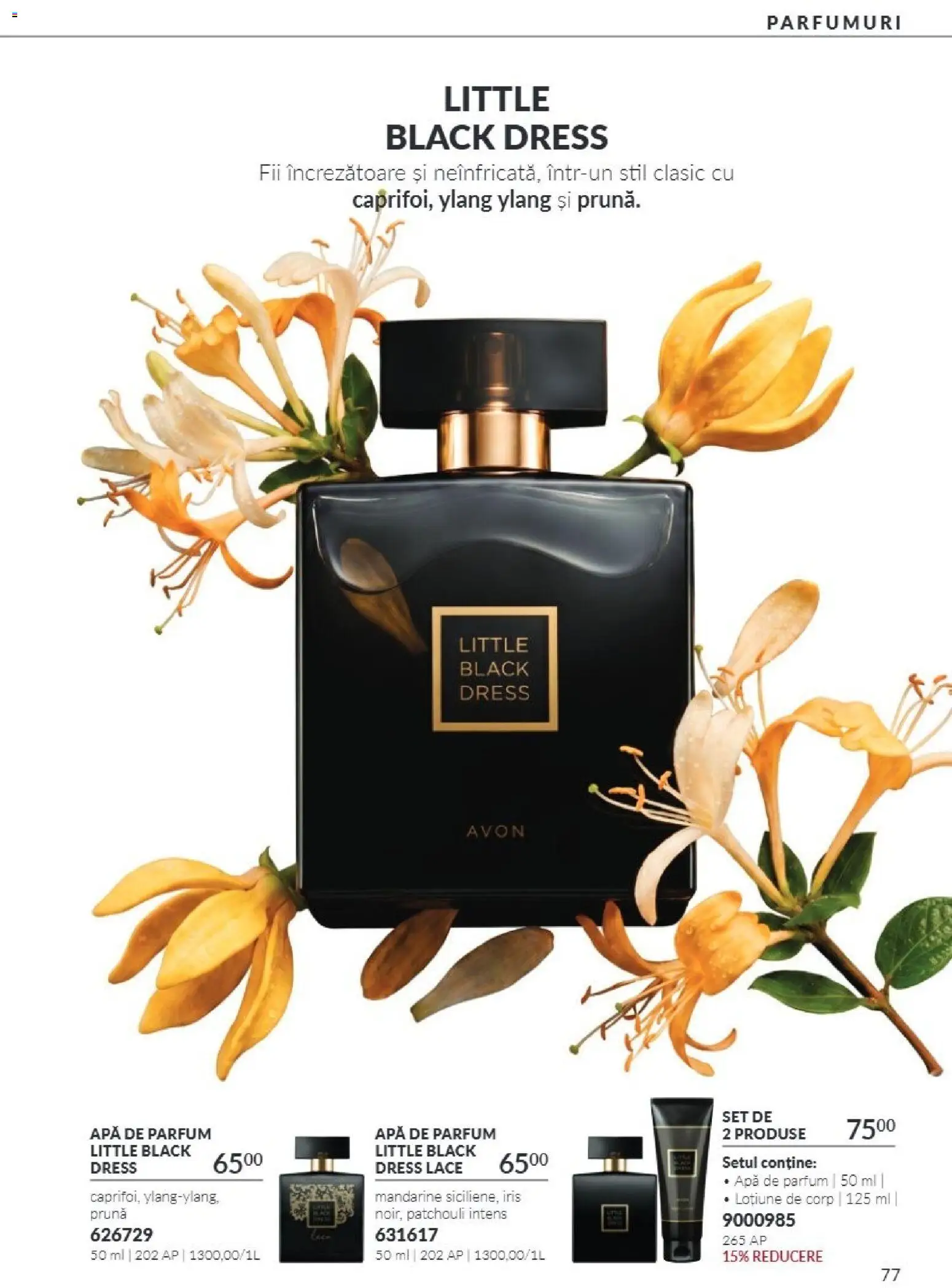 Catalog Avon 1 - 31 Octombrie 2026 | Pagina 77 | Produse: Apă de parfum, Parfum, Mandarine, Black