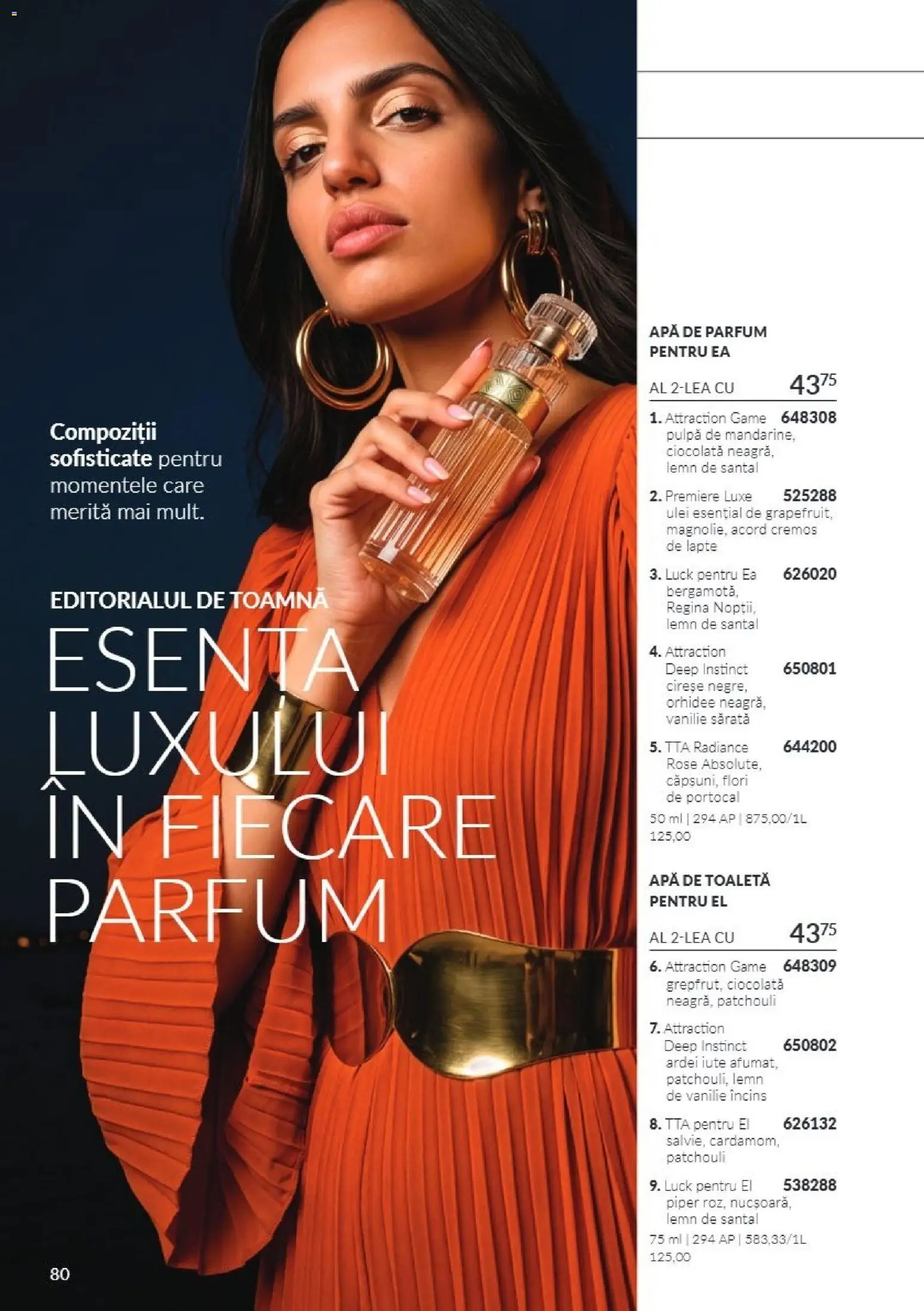 Catalog Avon 1 - 31 Octombrie 2026 | Pagina 80 | Produse: Toaletă, Ulei, Ciocolată, Apă