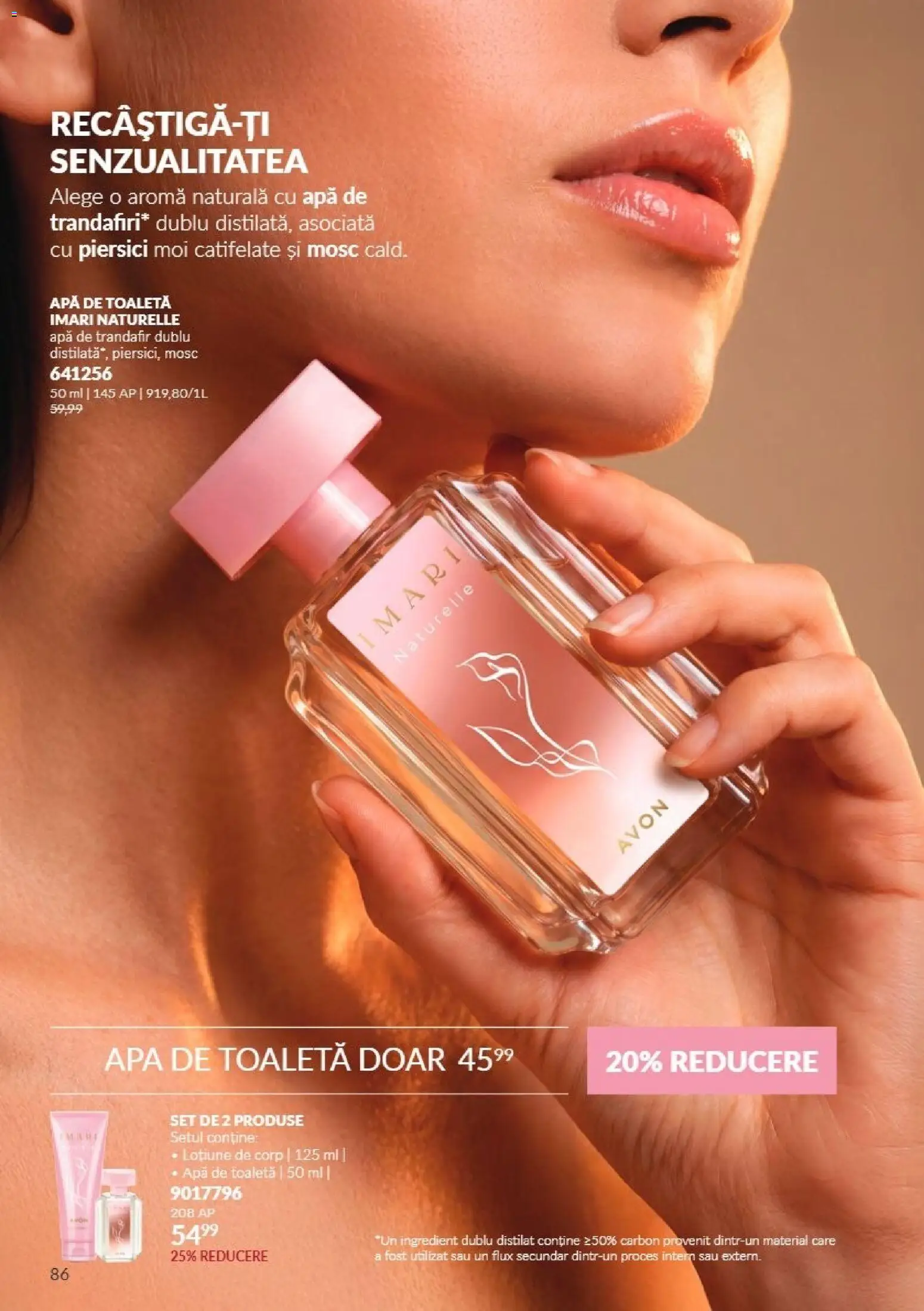 Catalog Avon 1 - 31 Octombrie 2026 | Pagina 86 | Produse: Apă de toaletă, Lotiune de Corp, Piersici, Apă