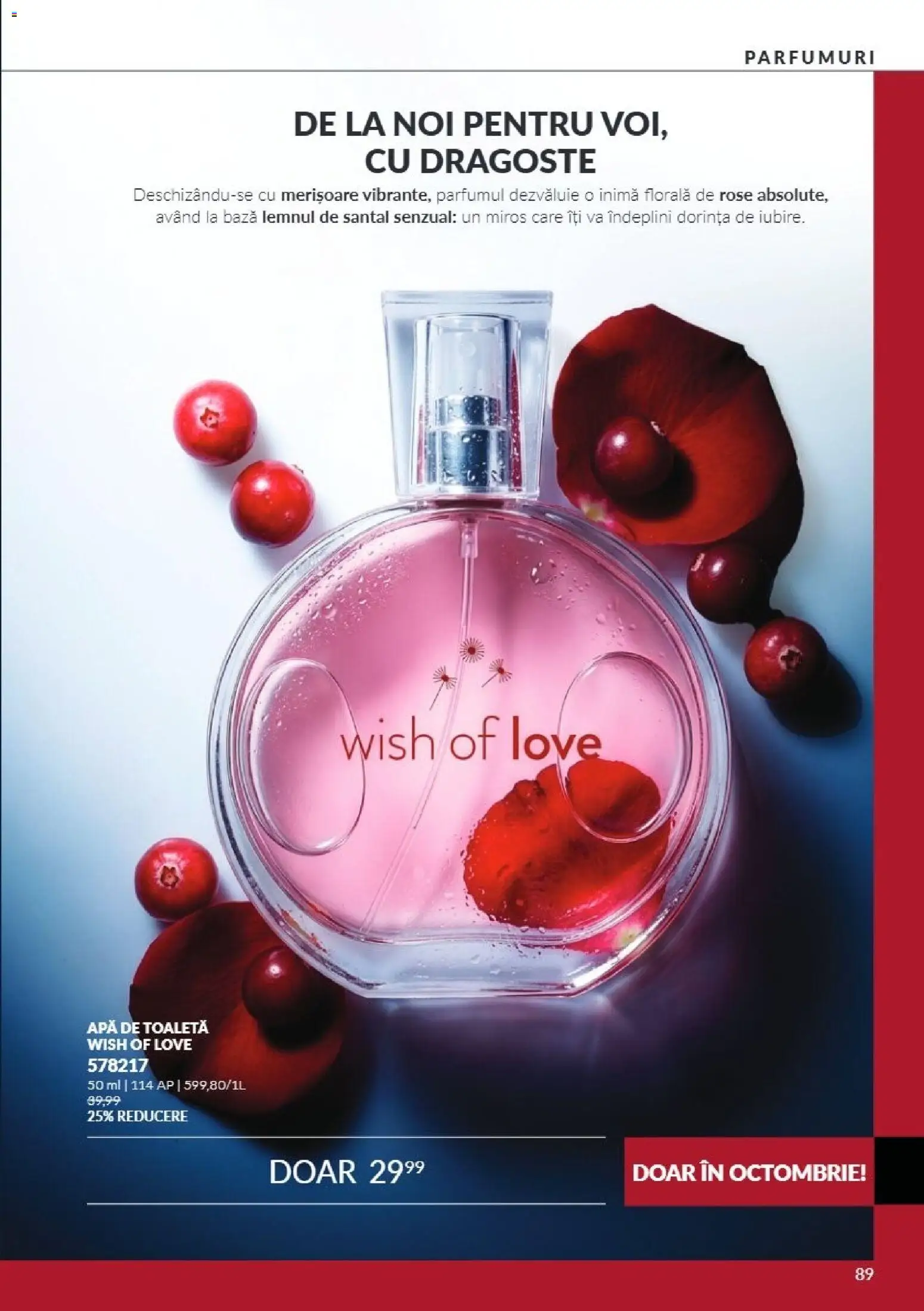Catalog Avon 1 - 31 Octombrie 2026 | Pagina 89 | Produse: Toaletă, Apă de toaletă, Apă, Merisoare