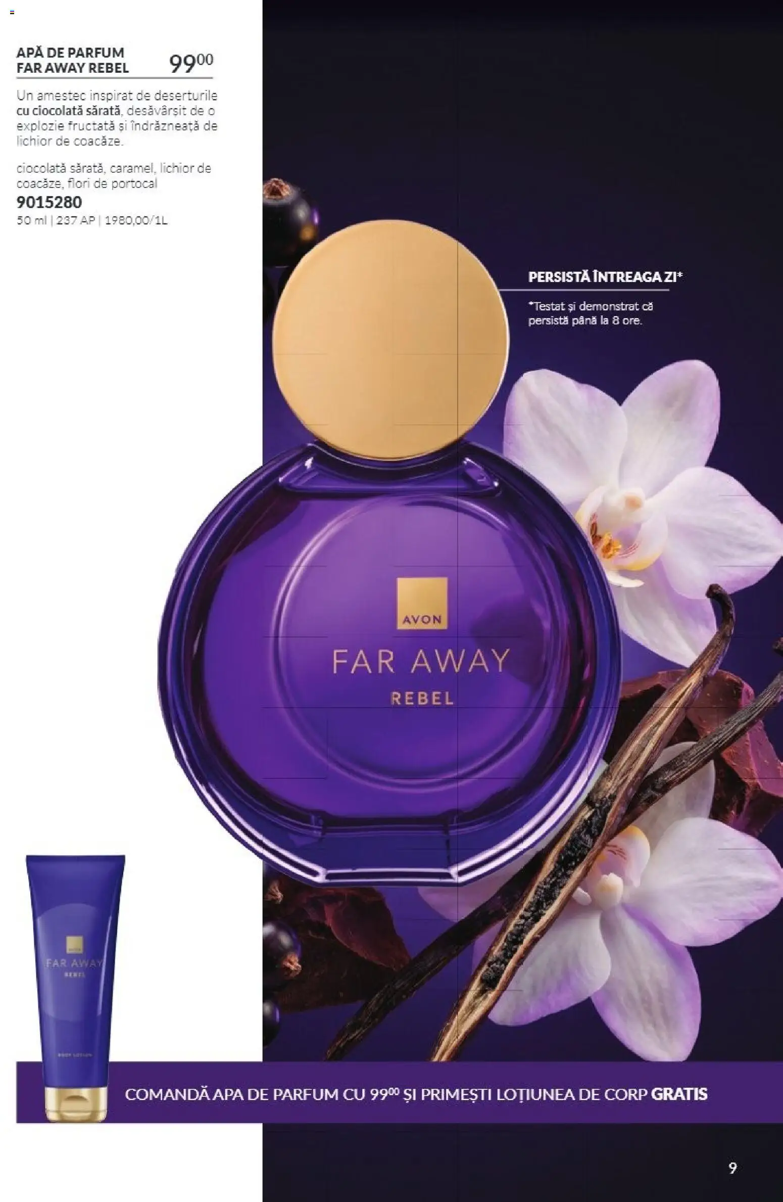 Catalog Avon 1 - 31 Octombrie 2026 | Pagina 9 | Produse: Apă de parfum, Parfum, Ciocolată, Apă